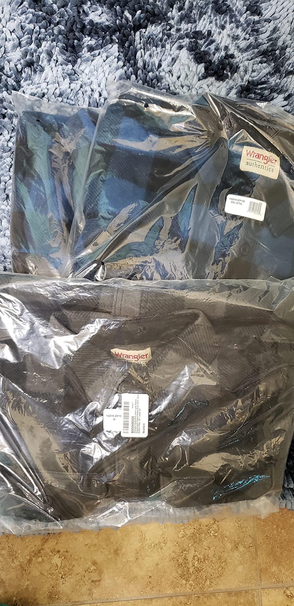 Wrangler Authentics Men's Long Sleeve Heavyweight Fleece Shirt customer photo 2