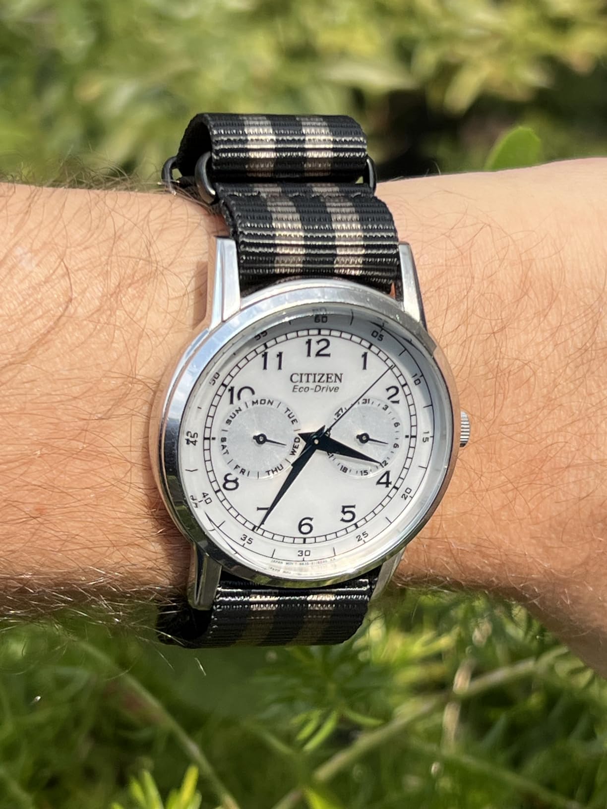 Original Collection Military-Style Waterproof Watch Strap, Durable Nylon Wristwatch Accessories with Stainless Steel Buckle customer photo 2