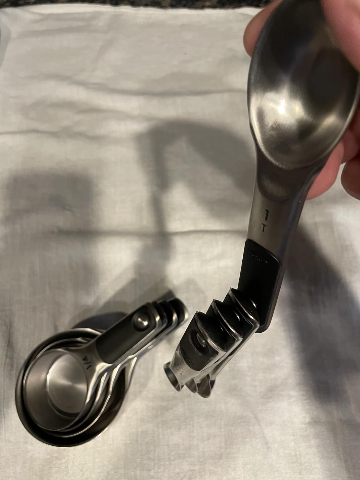 OXO Good Grips Stainless Steel Measuring Cups and Spoons 8-Piece Set customer photo 2