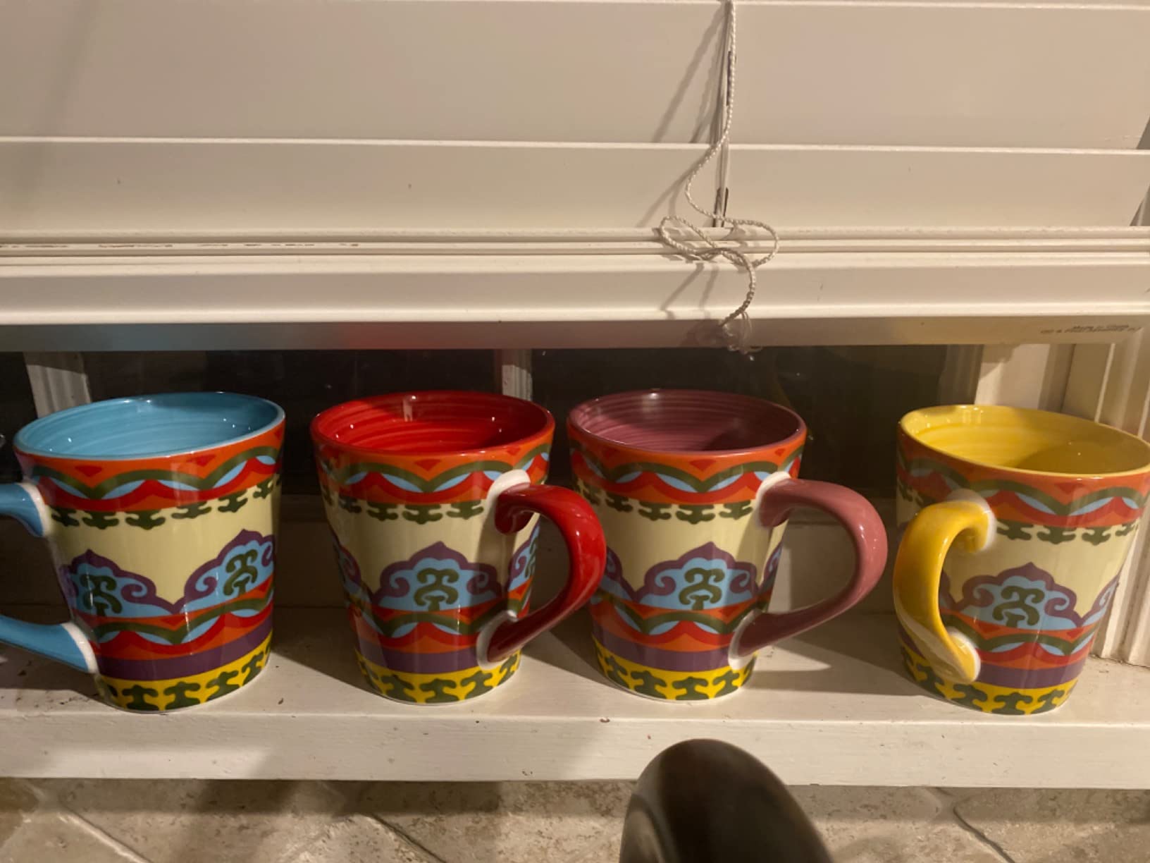 Euro Ceramica EC-GAL-1001 Galicia Collection Andalusian-Inspired 16 Piece Dinnerware Set, Vibrant Assorted Patterns, Multicolor customer photo 2