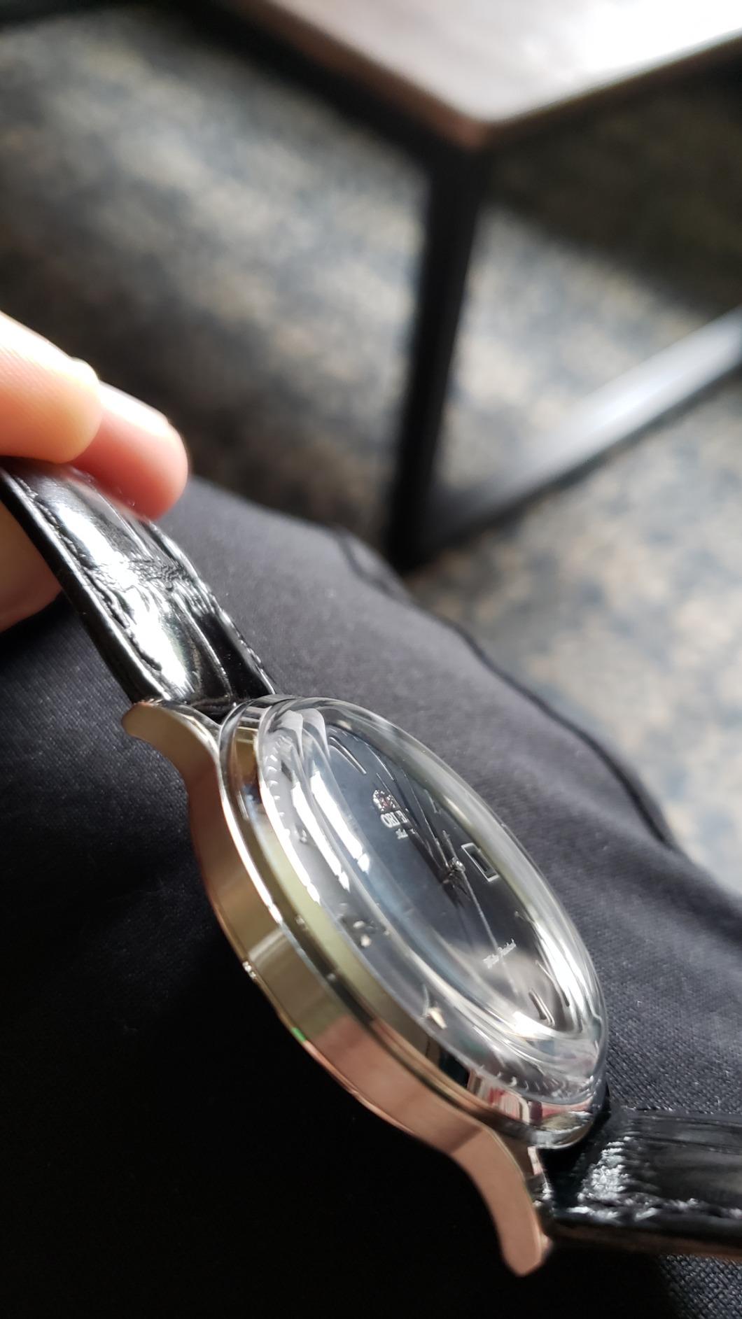 Orient Bambino Version 1 | Automatic/Hand-Winding Movement | 40.5mm Dress Watch | Domed Mineral Crystal customer photo 2