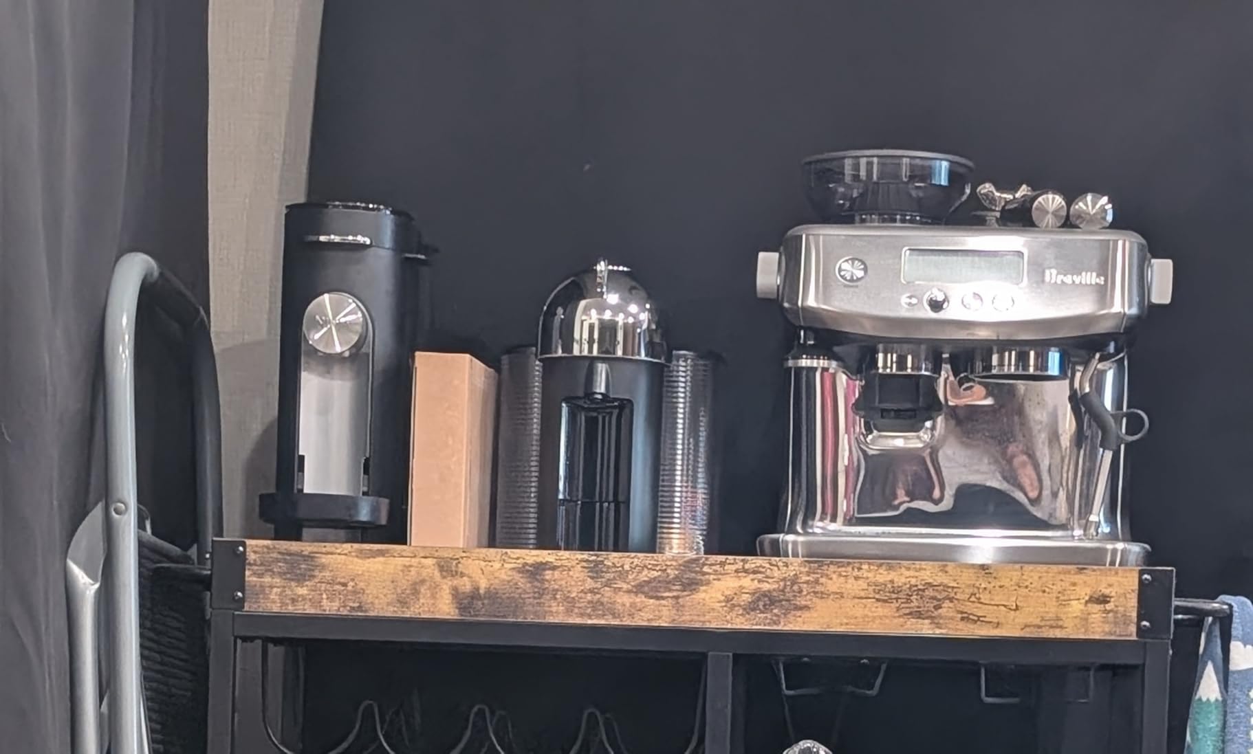 Nespresso Vertuo Coffee and Espresso Maker by Breville, Chrome with Aeroccino Milk Frother customer photo 1