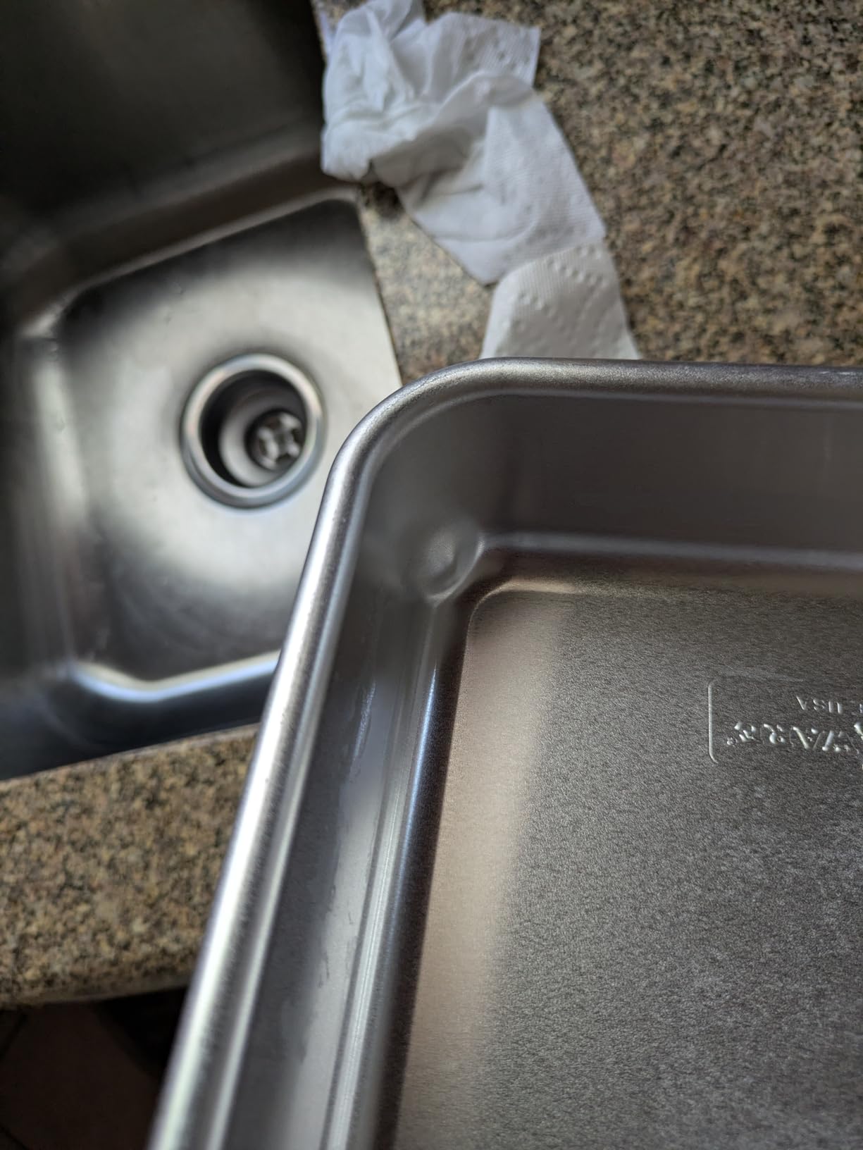 Nordic Ware Naturals Aluminum Commercial 8 x 8 Square Cake Pan customer photo 2