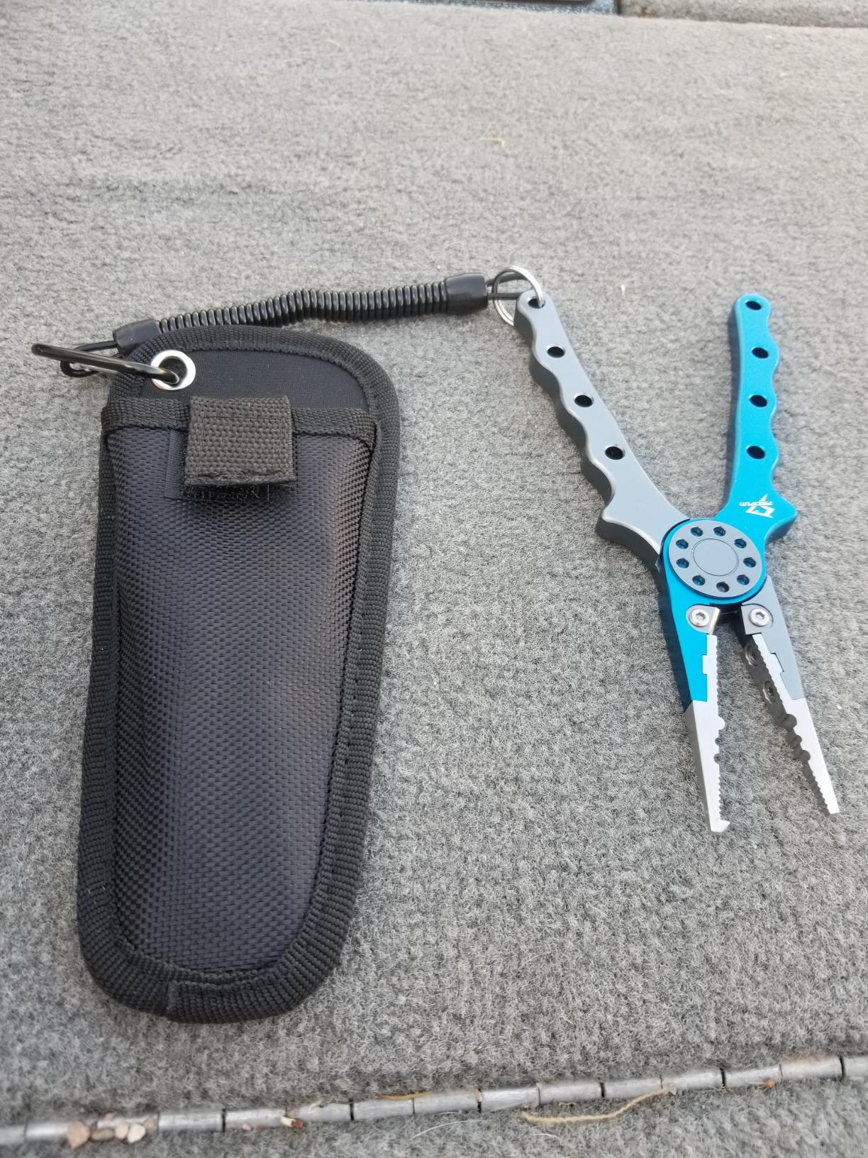 Piscifun Saltwater Fishing Pliers, Aluminum, Split Ring, Braid Cutter, Hook Remover, Tungsten Carbide Blade, Spring-Loaded Jaws customer photo 1