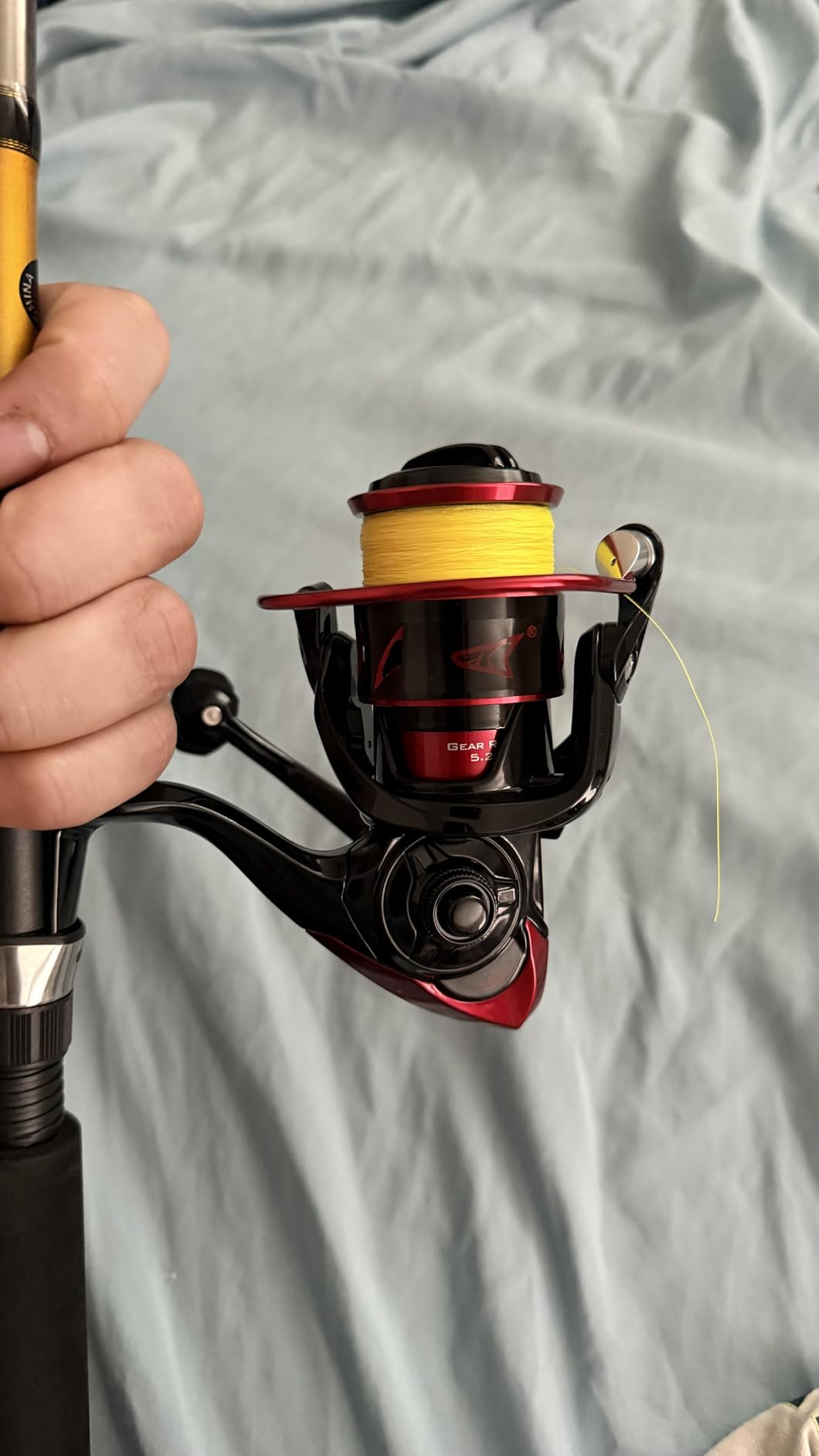 KastKing Sharky III Spinning Reel - 5.2:1 & 6.2:1 Gear Ratios, Carbon Fiber Drag 33-39.5LB, 10+1 Stainless Bearings, Lightweight Nylitech Body, for Saltwater & Freshwater customer photo 1