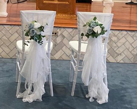 2 Pack HERCULES Series Gold Resin Stacking Chiavari Chair customer photo 1