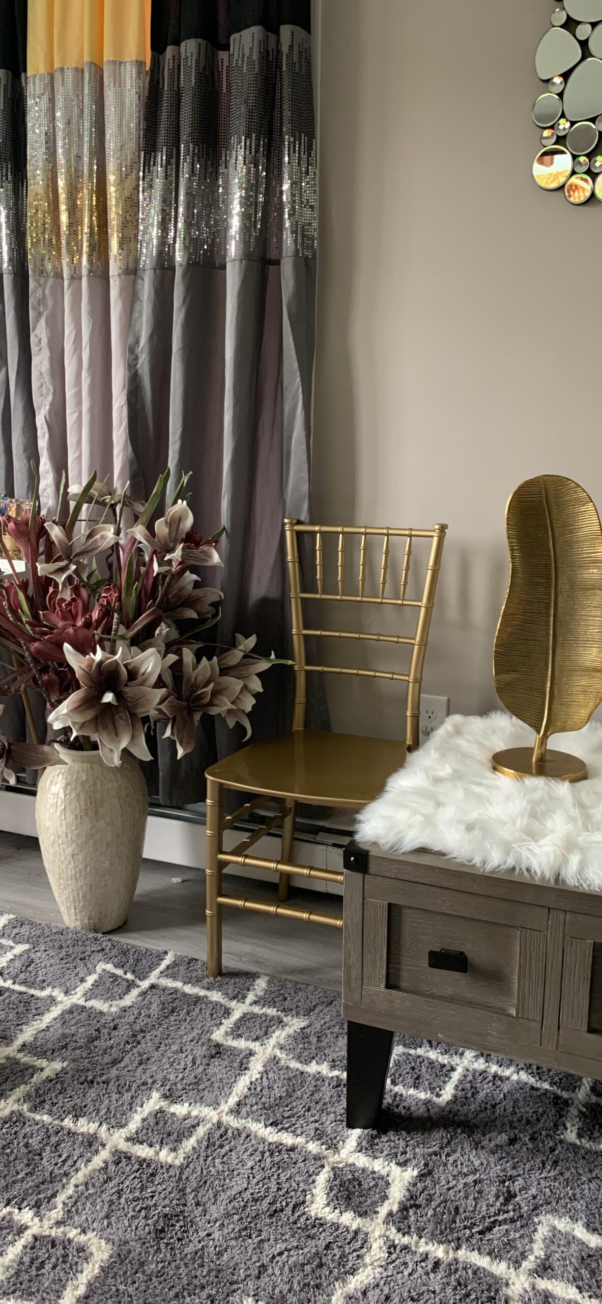 2 Pack HERCULES Series Gold Resin Stacking Chiavari Chair customer photo 2