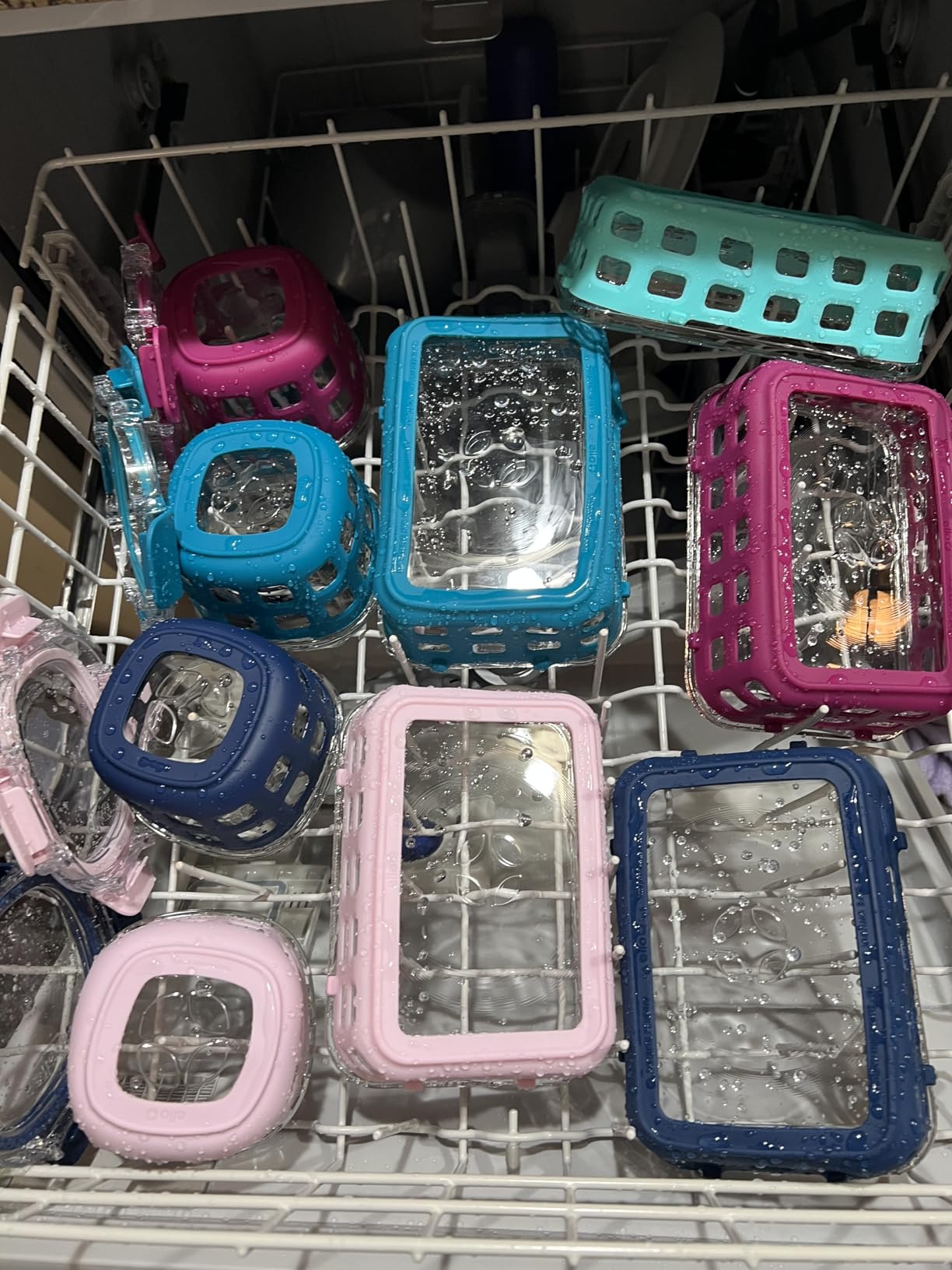 Ello Duraglass 3.4 Cup Glass Meal Prep Containers, 10 Pc, 5 Pack, Evening Orchard customer photo 1