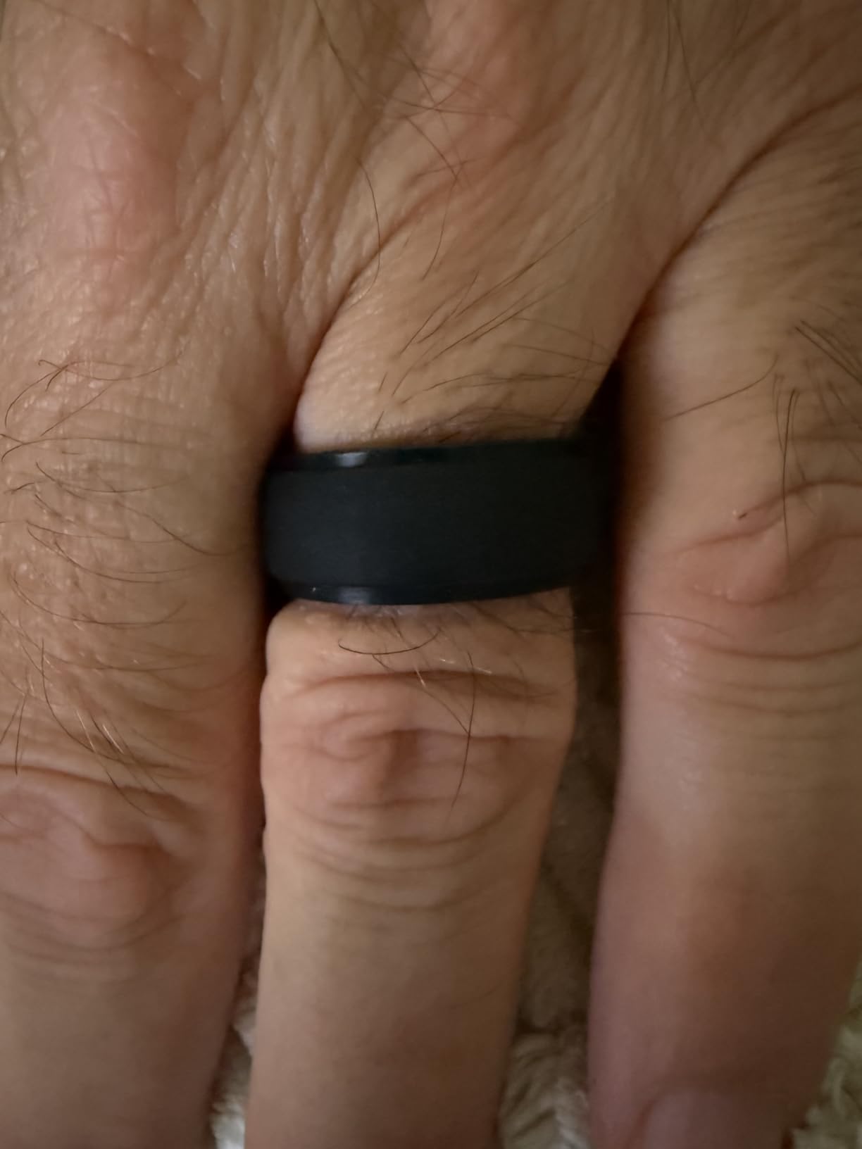 ThunderFit Men's Silicone Rings 10mm Wide 2.5mm Thick Rubber Bands, Breathable, Variety Multipack 1-10 customer photo 1