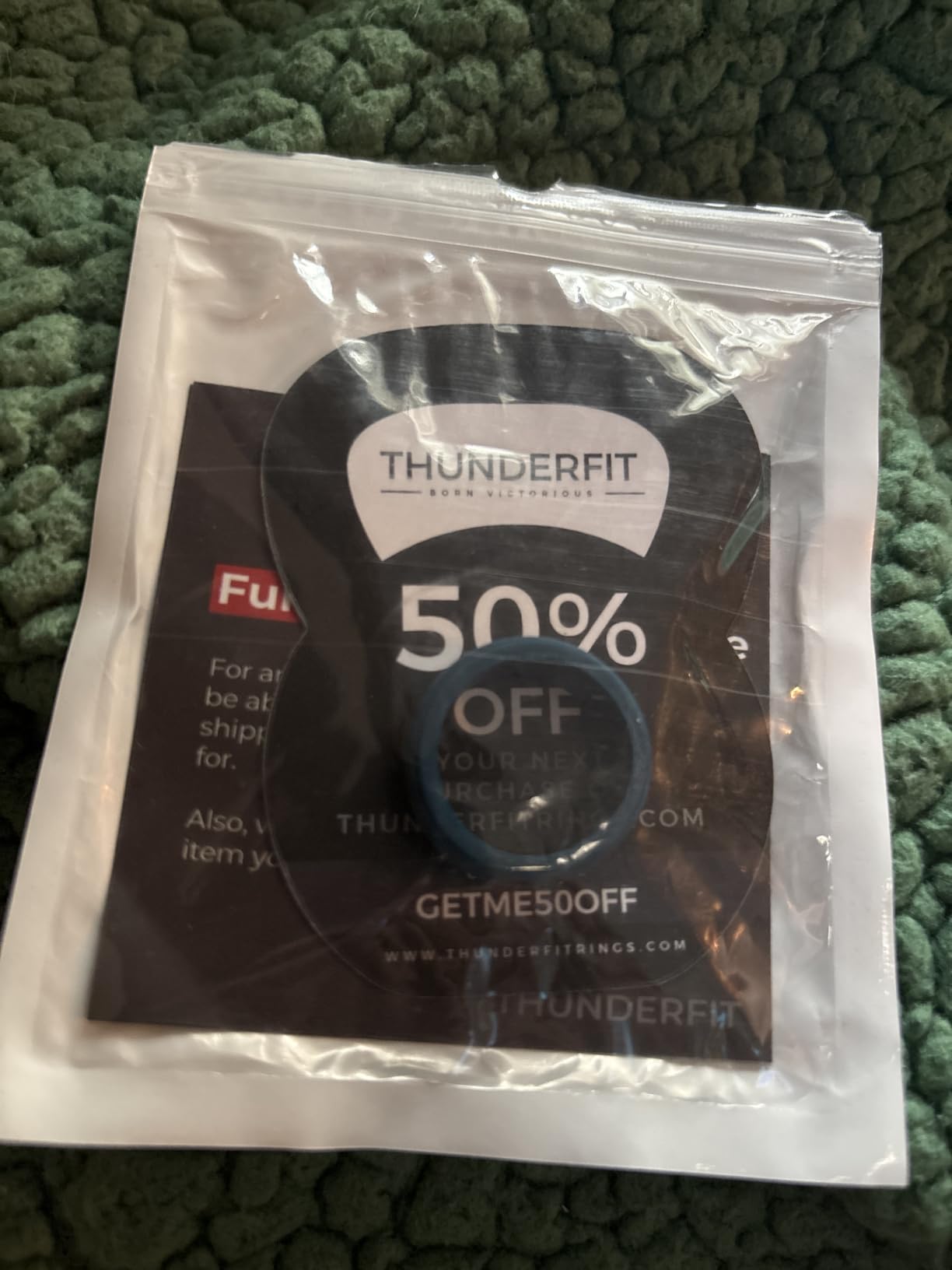 ThunderFit Men's Silicone Rings 10mm Wide 2.5mm Thick Rubber Bands, Breathable, Variety Multipack 1-10 customer photo 2