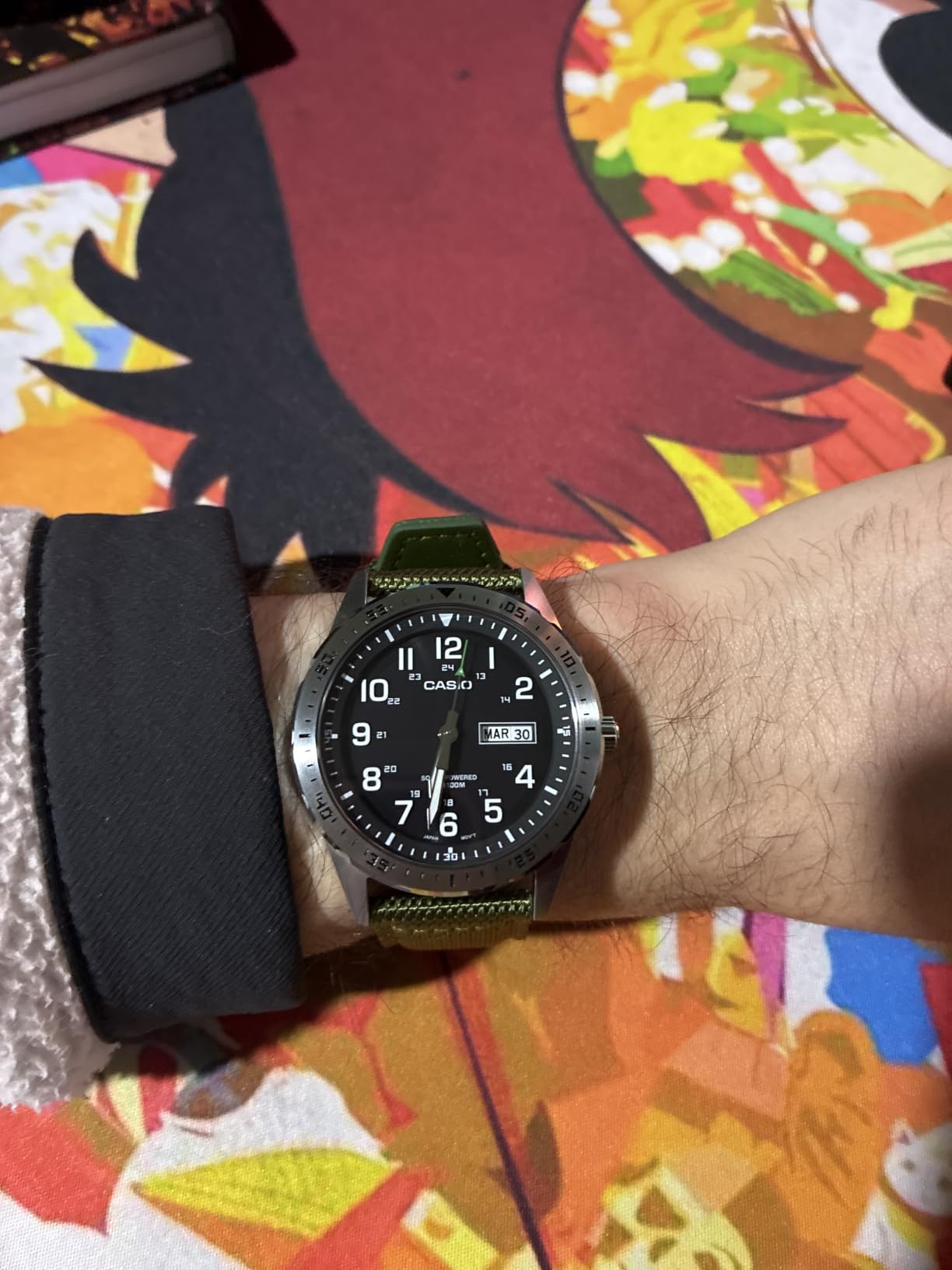 Casio MTPS120L Series Unisex Analog Solar Powered Watch, 100M WR, Stainless Steel Case, Military Styling customer photo 1