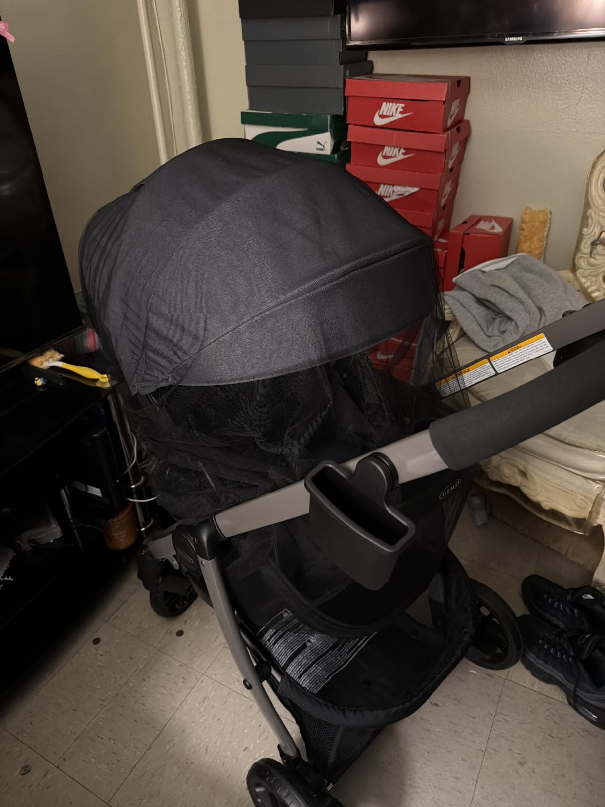 Graco Modes Pramette Travel System - Stroller & Car Seat Combo, 3-in-1 Stroller Modes, Includes Graco SnugRide 35 Infant Car Seat, Ellington customer photo 1