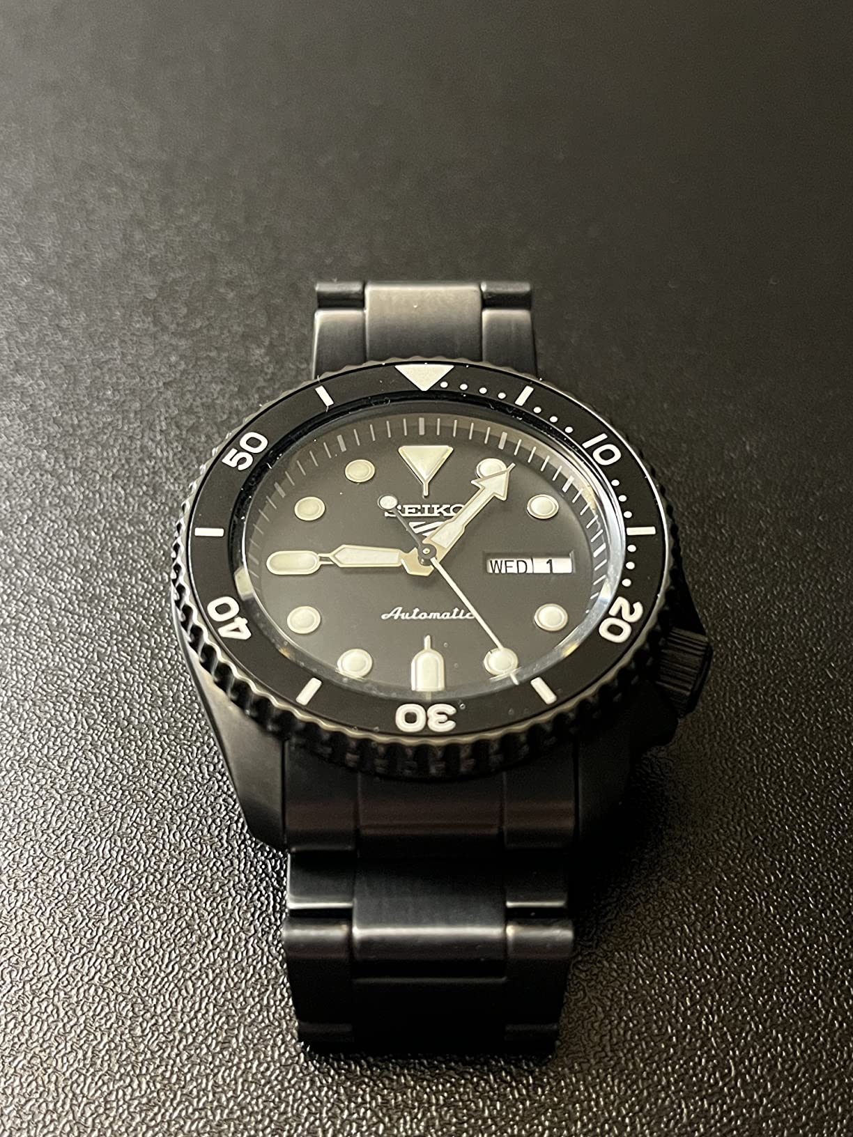 SEIKO 5 Sports Automatic Watch for Men - 5 Sports - Day/date Calendar, Lumibrite Hands and Markers, Rotating Bezel, 100m Water-Resistant, 4R36 Movement customer photo 1