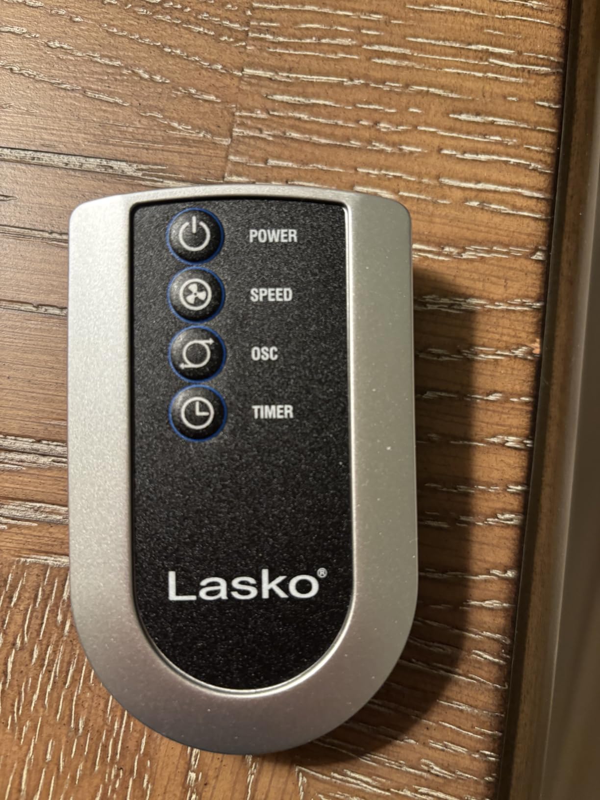 Lasko High Velocity Oscillating Tower Fan with Remote Control - Quiet Standing Fan for Bedroom, Office, and Home - 3 Speeds - Powerful Cooling Air - U35115 - 35