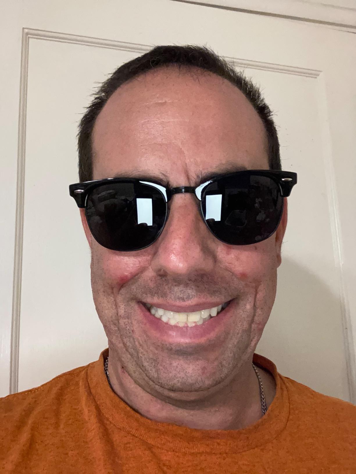 Semi Rimless Polarized Sunglasses Men Photochromic Sun Glasses Women Unisex TY201903 customer photo 2