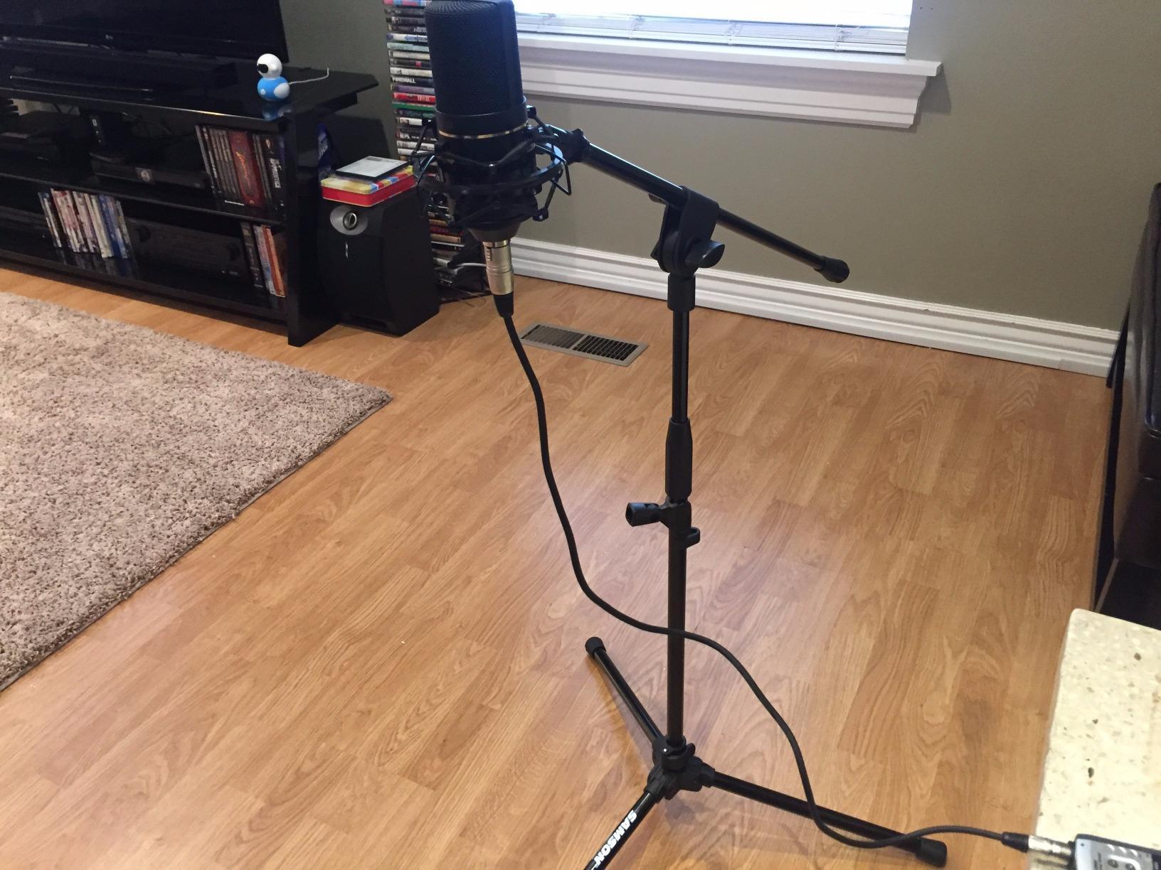 MXL 770 Condenser Microphone for Podcasting, Singing, Home Studio Recording, Gaming & Streaming | XLR | Large Diaphragm | Cardiod (ViNTAGE WHITE) customer photo 2
