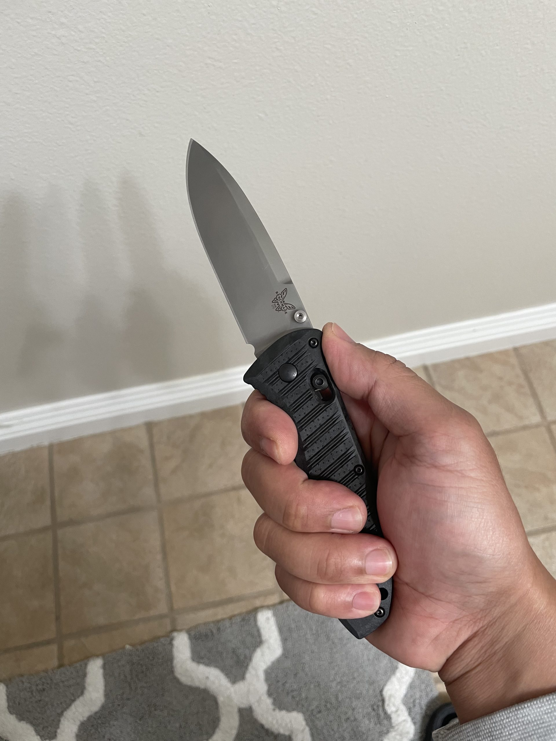 Benchmade Presidio II Tactical Knife, S30V Steel Blade (570-1) | Graphite Black CF-Elite handle, Drop-Point blade customer photo 2