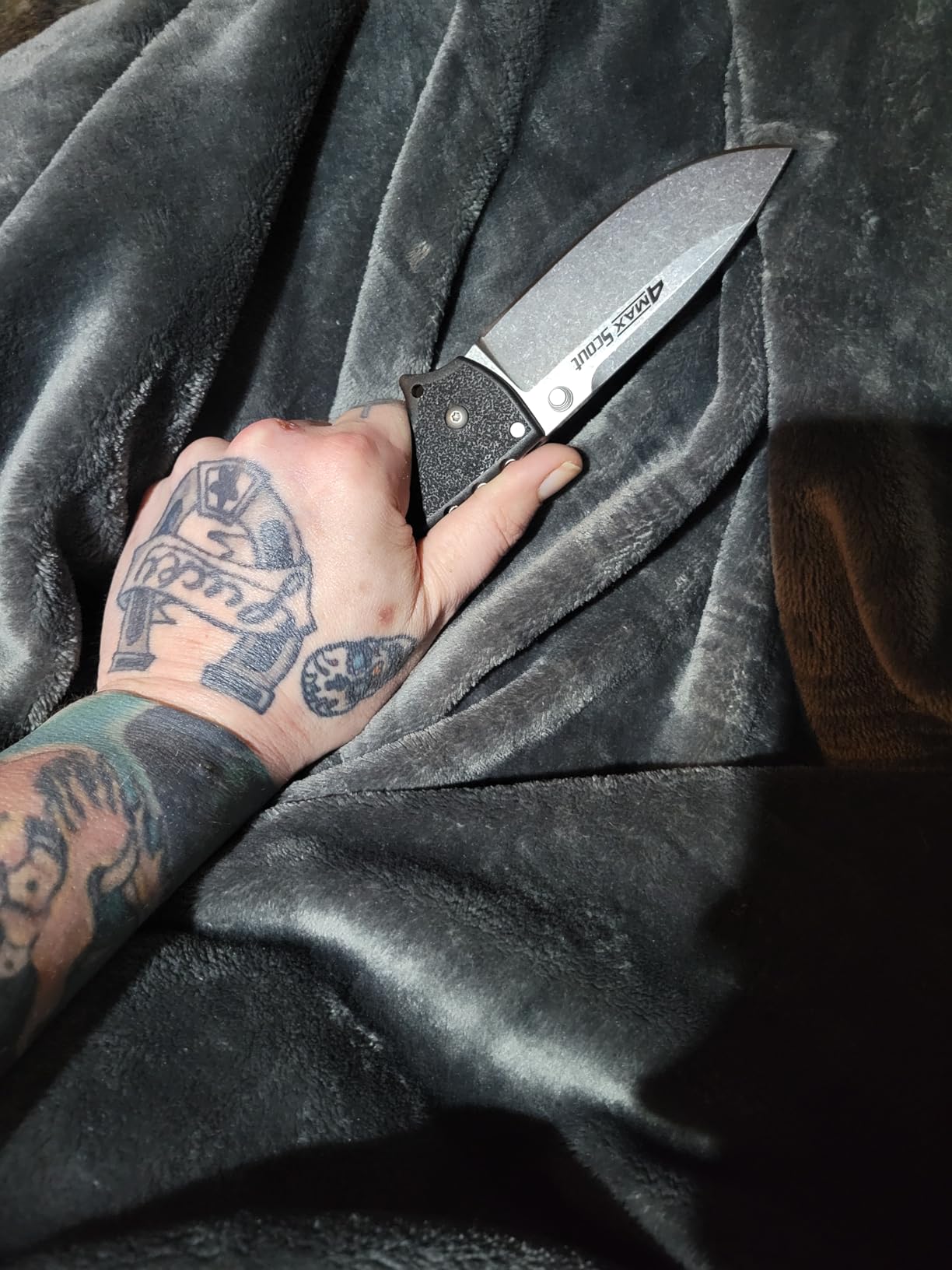 Cold Steel 4-Max Scout Folding Knife with Tri-Ad Lock and G-10 Handle, One Size customer photo 1