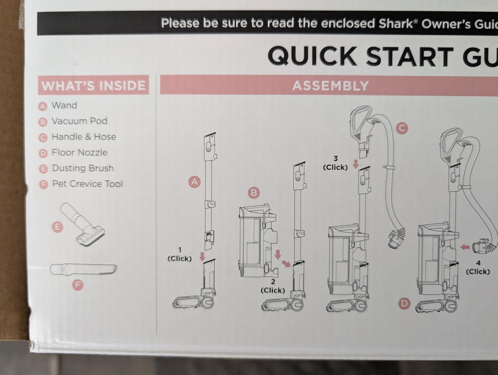 Shark Vertex Powered Lift-Away Upright Vacuum with DuoClean PowerFins, Self-Cleaning Brushroll, Large Dust Cup, Pet Crevice Tool, Dusting Brush & Power Brush, Silver/Rose Gold customer photo 1