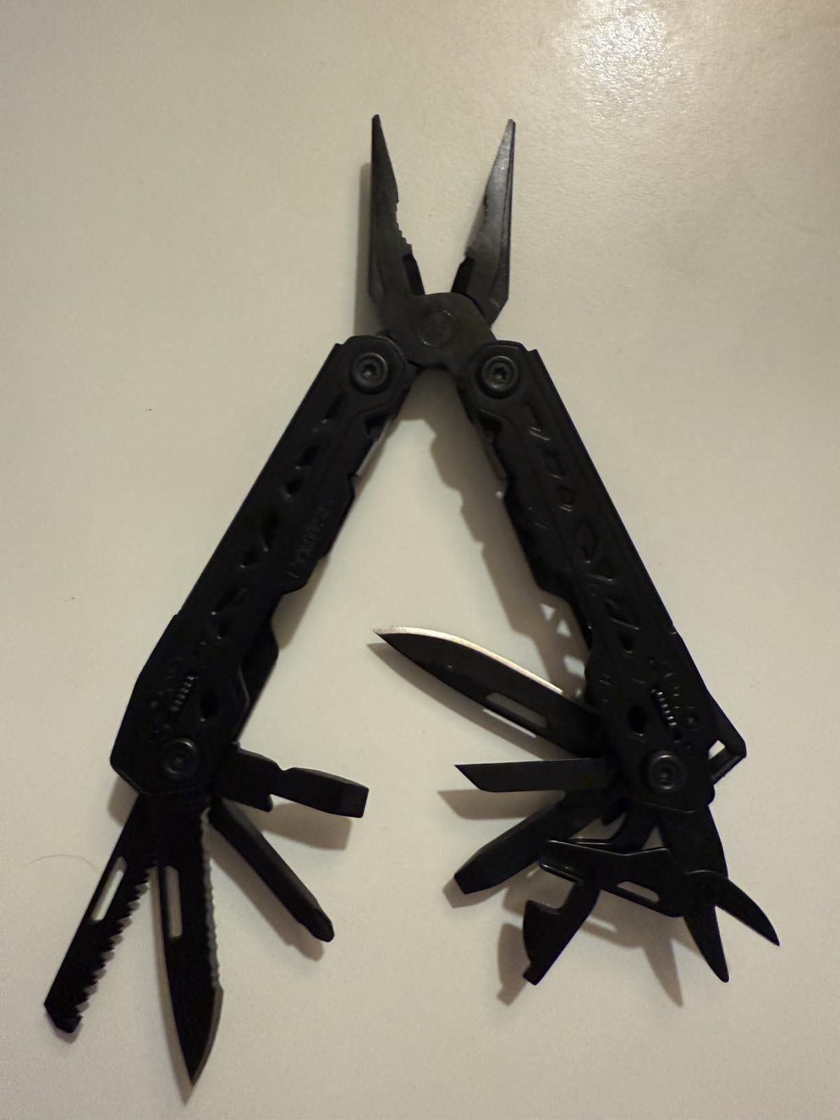 Gerber Truss 17-in-1 EDC Multitool Pliers, Pocket Knife, Molle Sheath, Black | Needle nose pliers, pocket knife, screwdriver, bottle opener included, camping & fishing gear, gifts for men, everyday carry customer photo 2