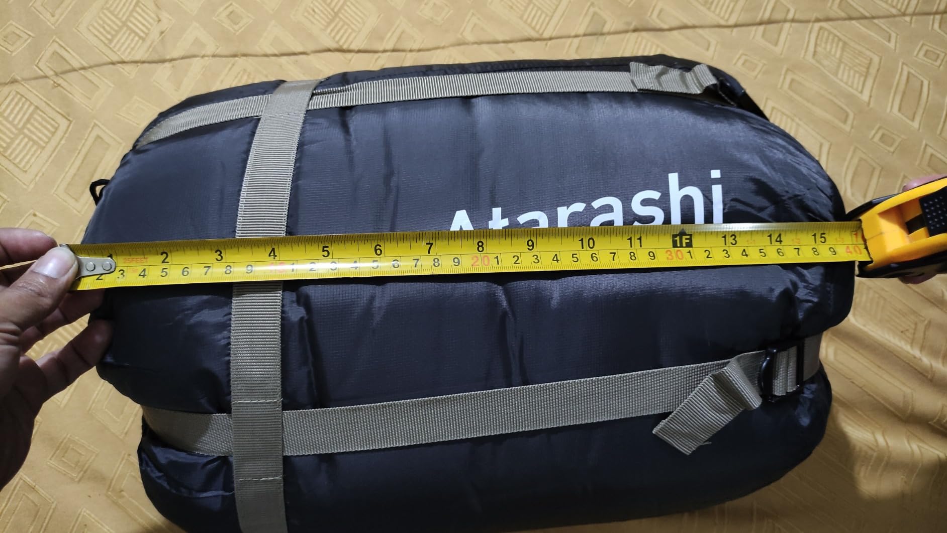 Atarashi Camping Sleeping Bag - 4 Seasons for Adults, Light, Warm, Extra-Large with Compression Sack - Great for Hiking, Backpacking & Outdoor Adventures customer photo 1