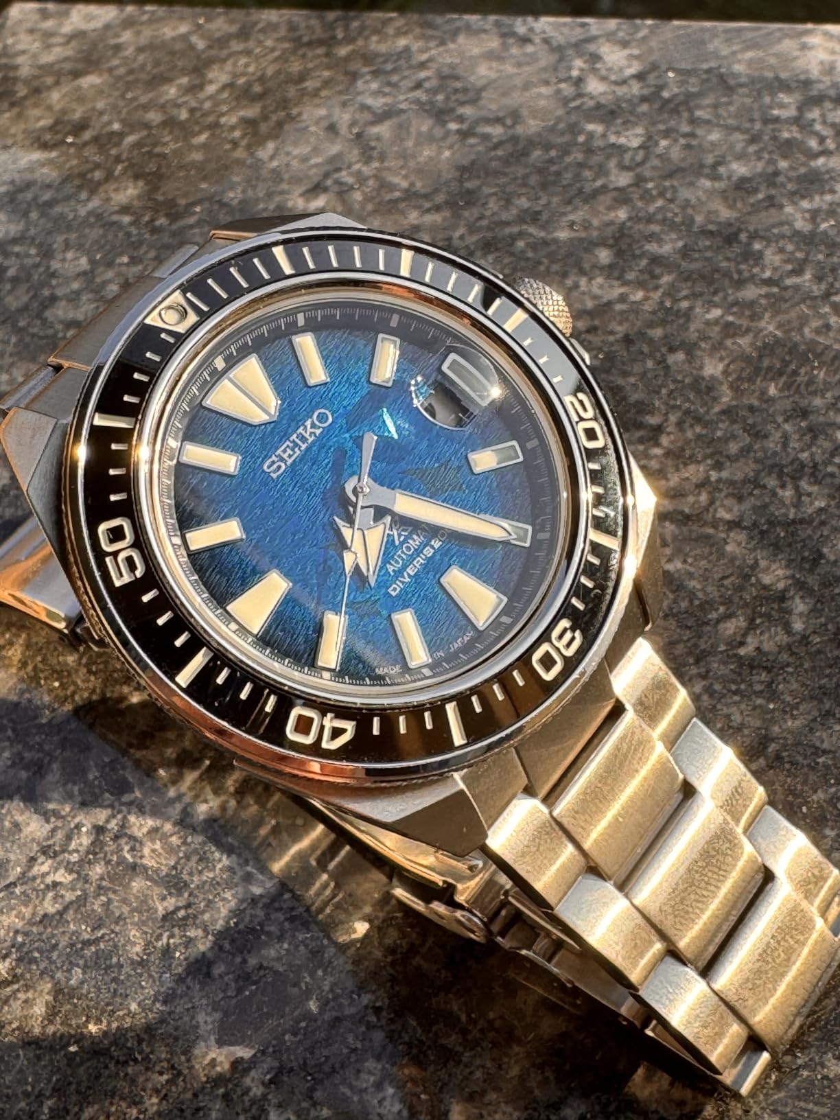 SEIKO SRPE33 Automatic Dive Watch for Men - Prospex Special Edition - LumiBrite Hands, Unidirectional Bezel - Water Resistant 200M customer photo 2