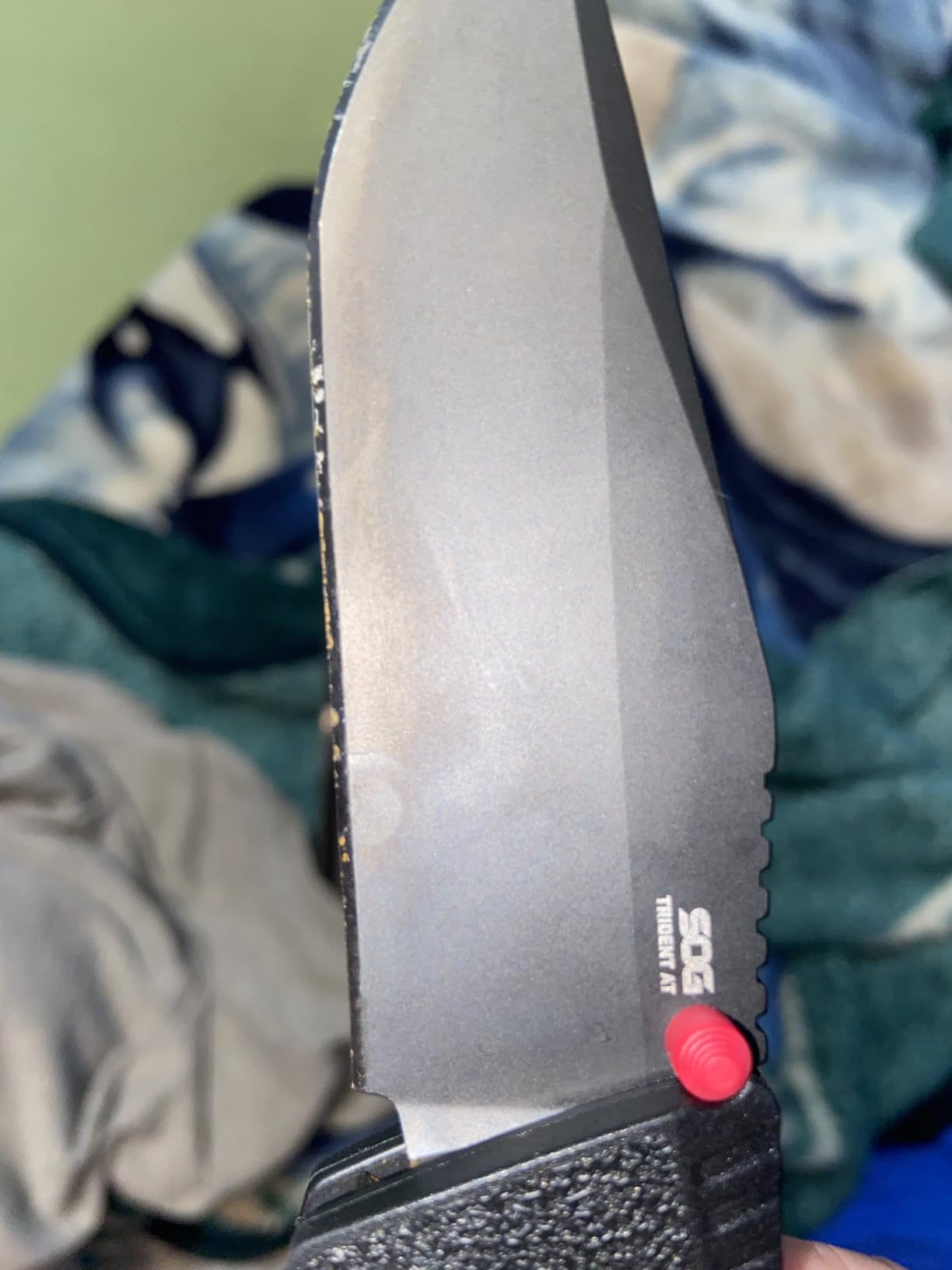 SOG Trident AT Ambidextrous Professional Tanto Folding Knives | Heat-Treated CRYO D2 3.75