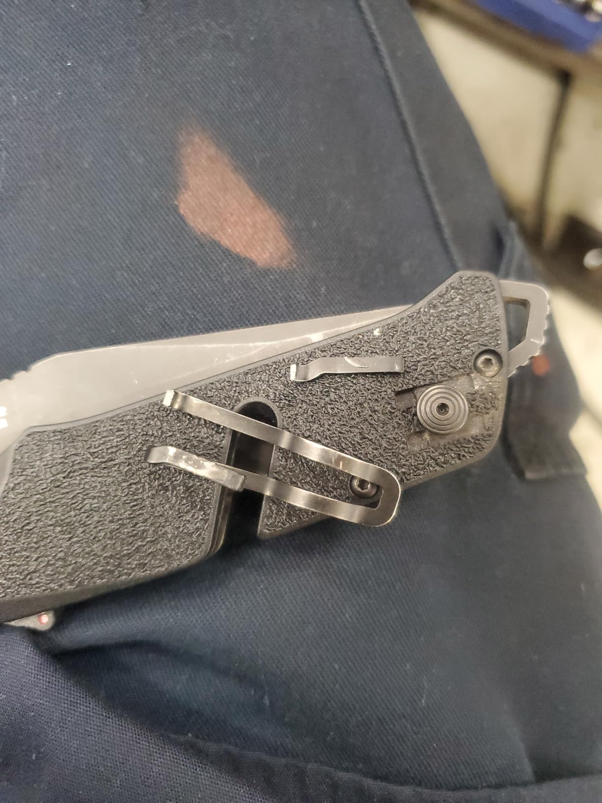 SOG Trident AT Ambidextrous Professional Tanto Folding Knives | Heat-Treated CRYO D2 3.75
