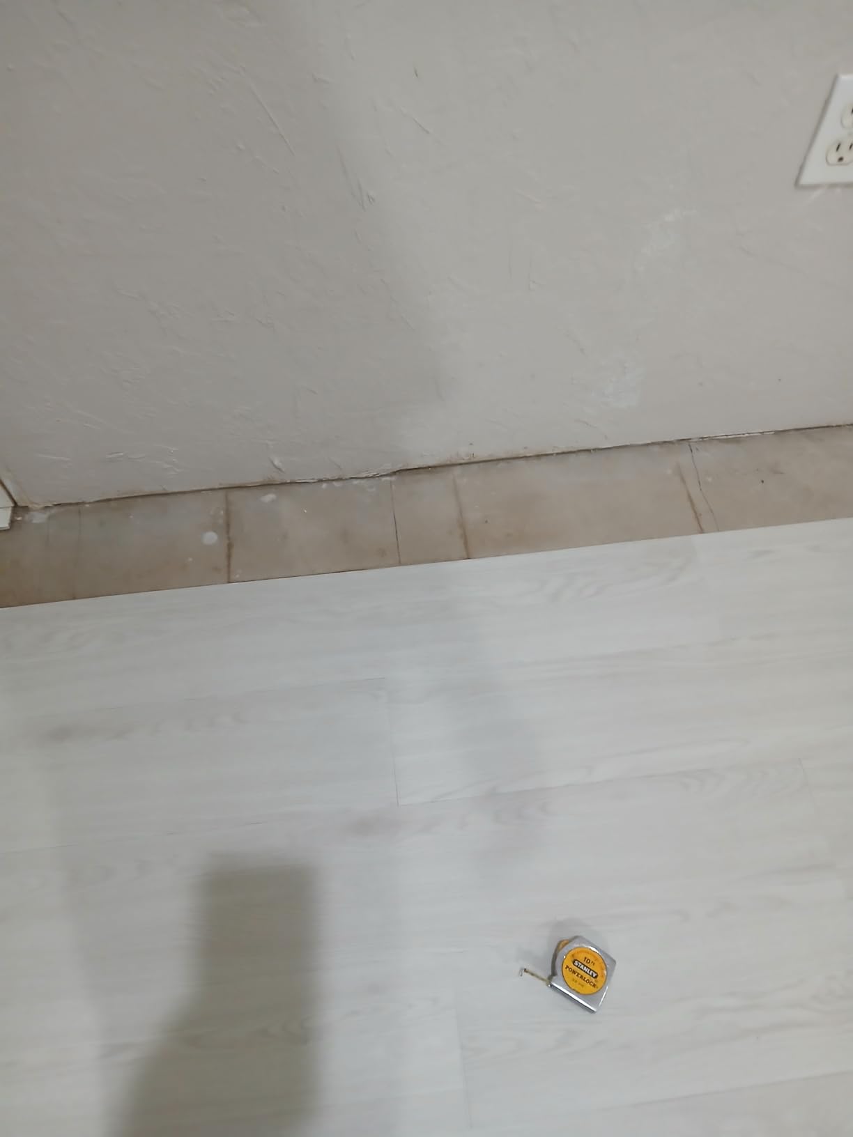LUCiDA SURFACES Luxury Vinyl Flooring Tiles-Peel and Stick Floor Tile for DIY Installation-36 Wood-Look Planks-Blanc-BaseCore-54 Sq. Feet customer photo 1