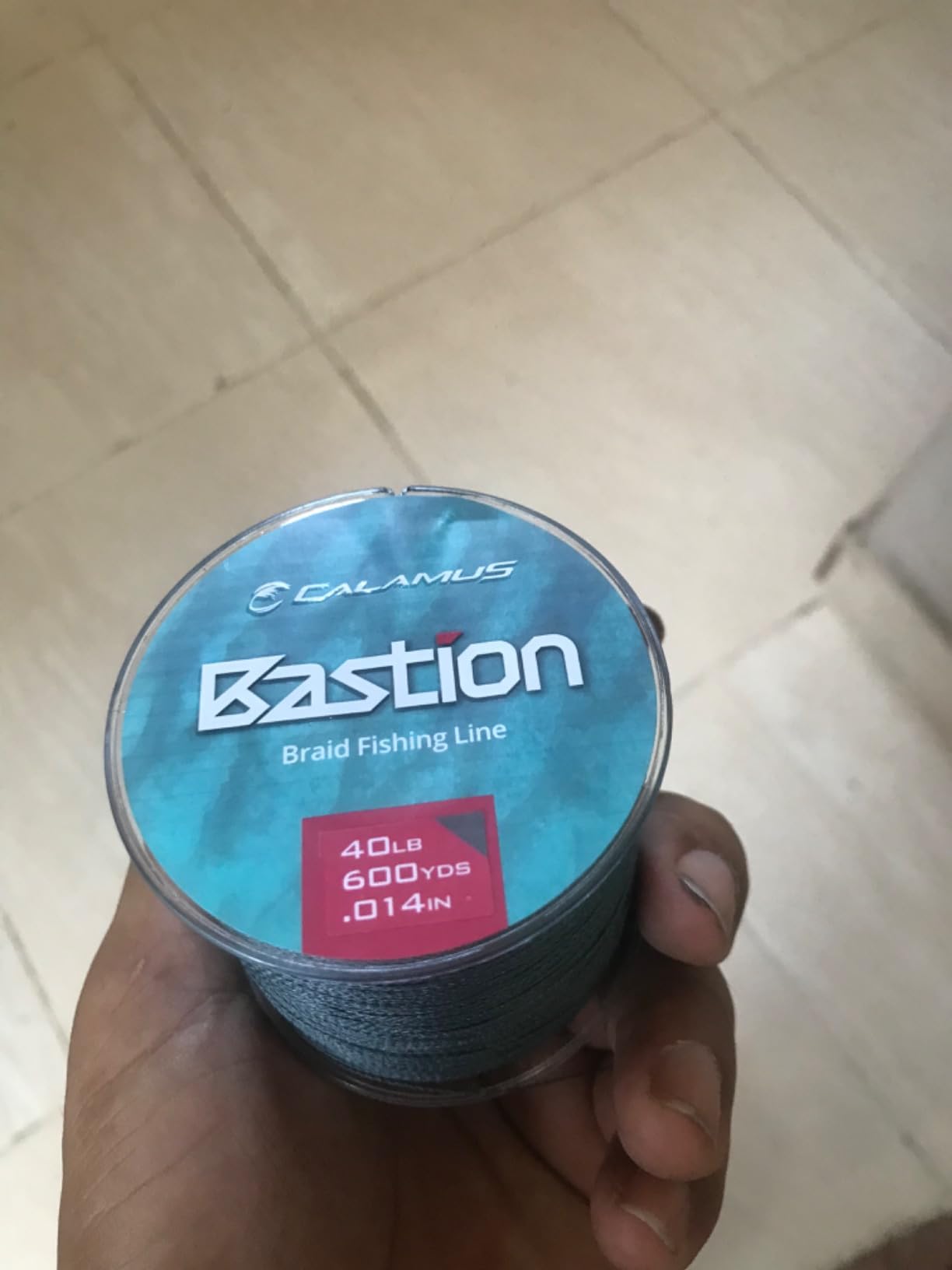 Calamus Bastion Braided Fishing Line - Abrasion Resisting Braided Lines - Thin Diameter Superline - Zero Stretch - 4 Strand MultiTuf Fiber Braid Line customer photo 2