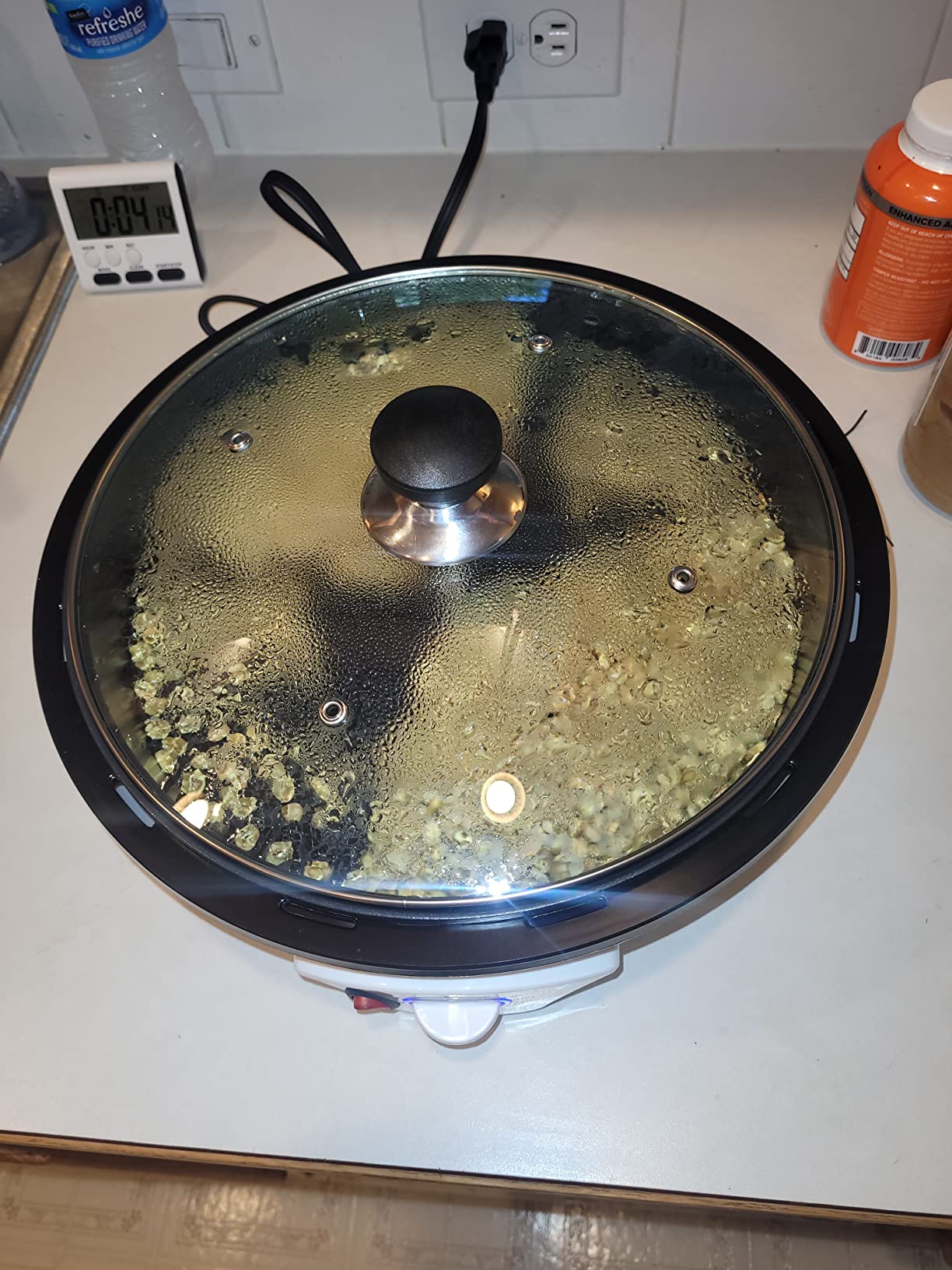 500g Coffee Bean Roaster Machine with Timer, 110V | Electric, 0-240C, Non-Stick, Household, For Cafe Shop Home Use customer photo 2