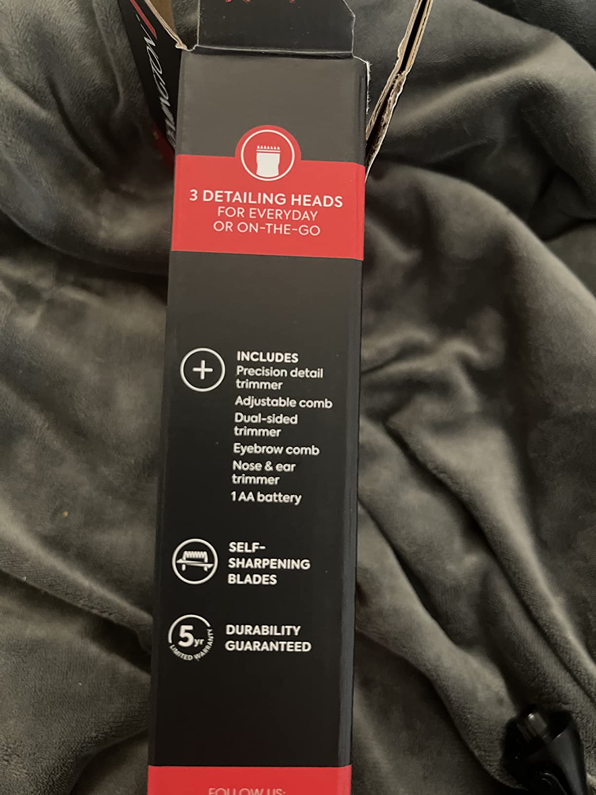 Remington Ultimate Precision Detail Trimmer Black NE3160, Black/Gold, 1 Count customer photo 1