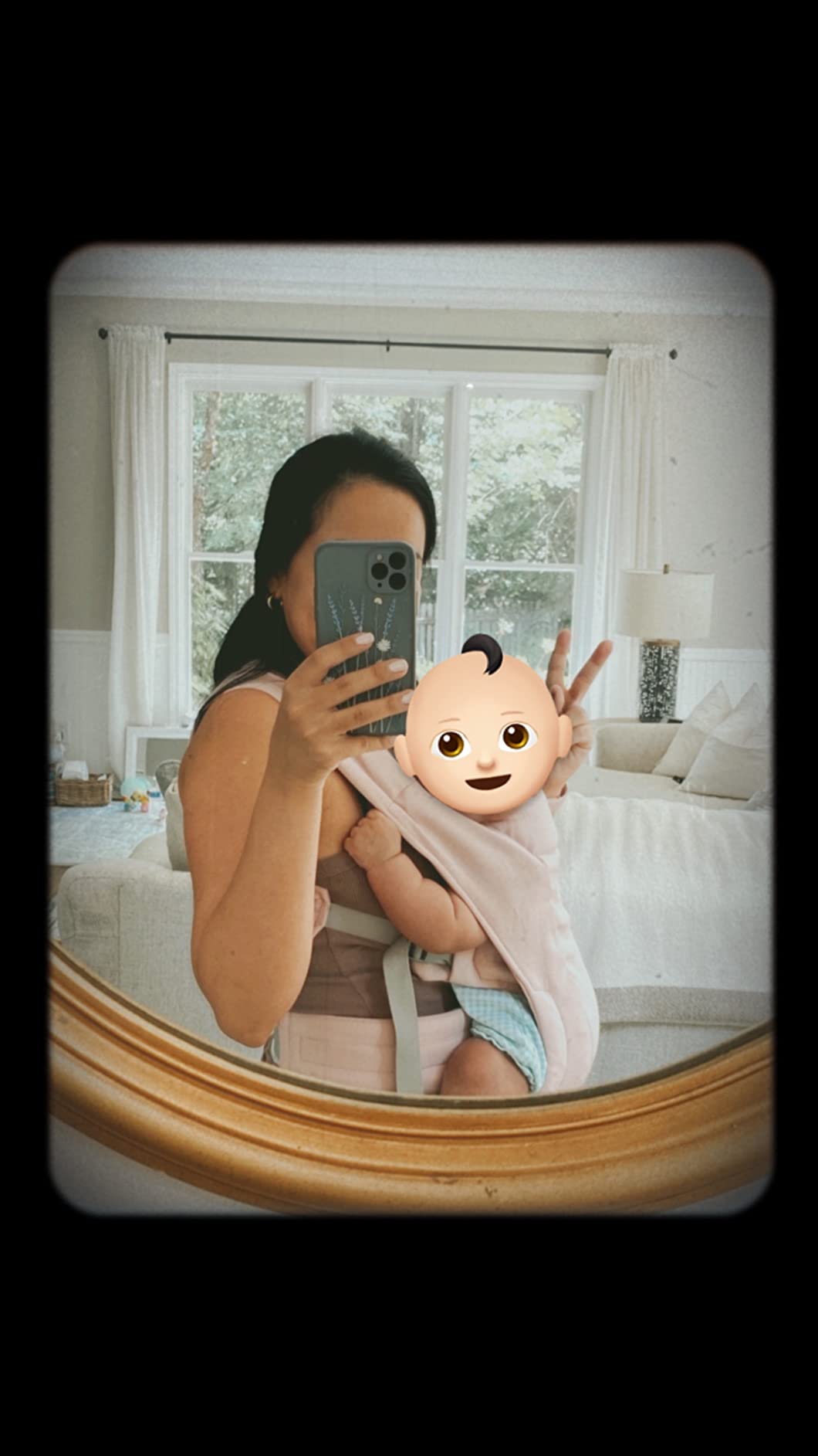 Ergobaby Embrace Newborn Baby Carrier for Infants 0-12 Months | Ergonomic 2-Position Infant Carrier with Head and Neck Support, Hip-Healthy Positioning, Fits 7-25 lbs, Cream customer photo 1