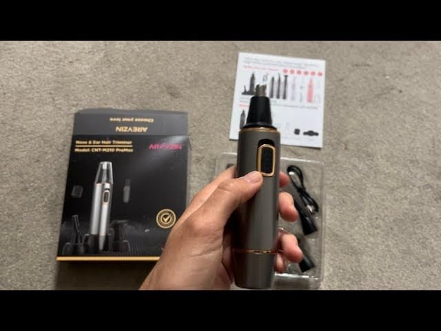 AREYZIN Nose Hair Trimmer for Men, 2026 Professional 3 in 1 Painless Rechargeable Ear and Nose Trimmer, IPX7 Waterproof Eyebrow Facial Hair Trimmer Body Grooming Kit Dual Edge Blades customer photo 2