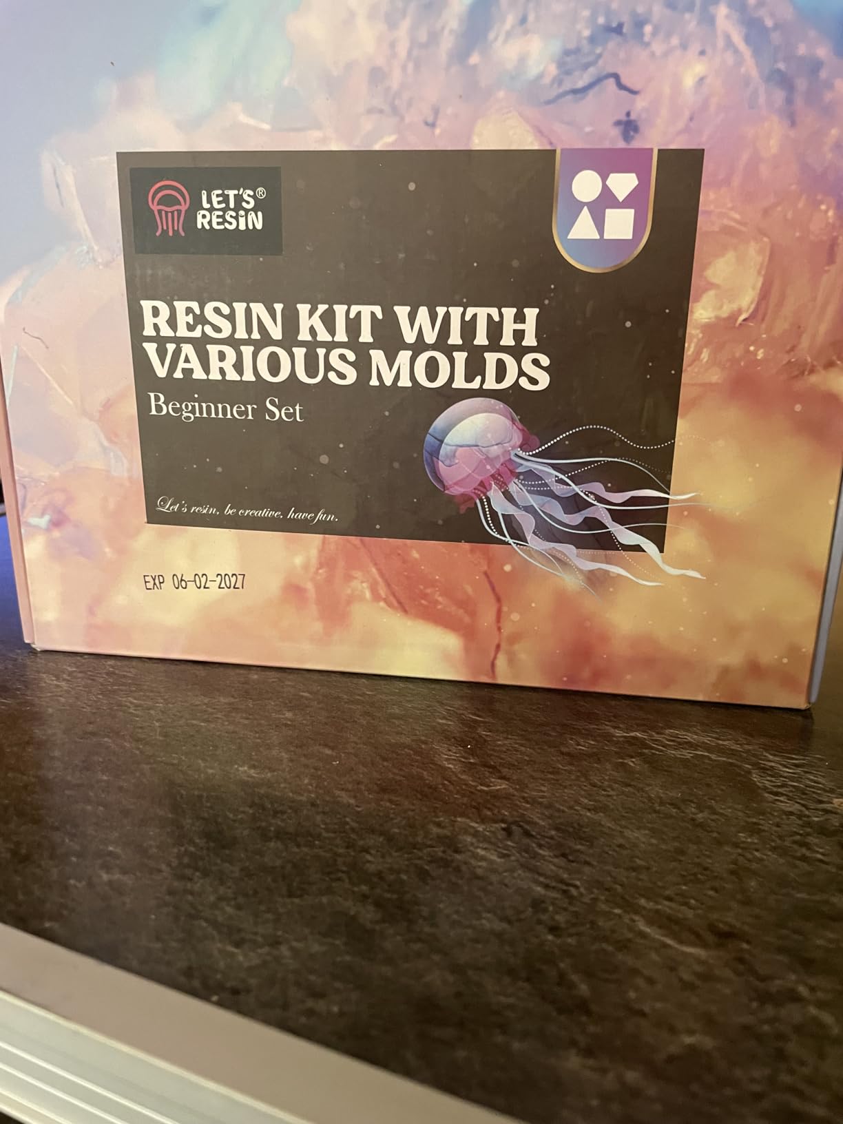 LET'S RESIN Coaster Kit, 16oz DIY Epoxy Resin Kit with Molds and Mica Powder Complete Set, Crafts for Adults, Beginners customer photo 2