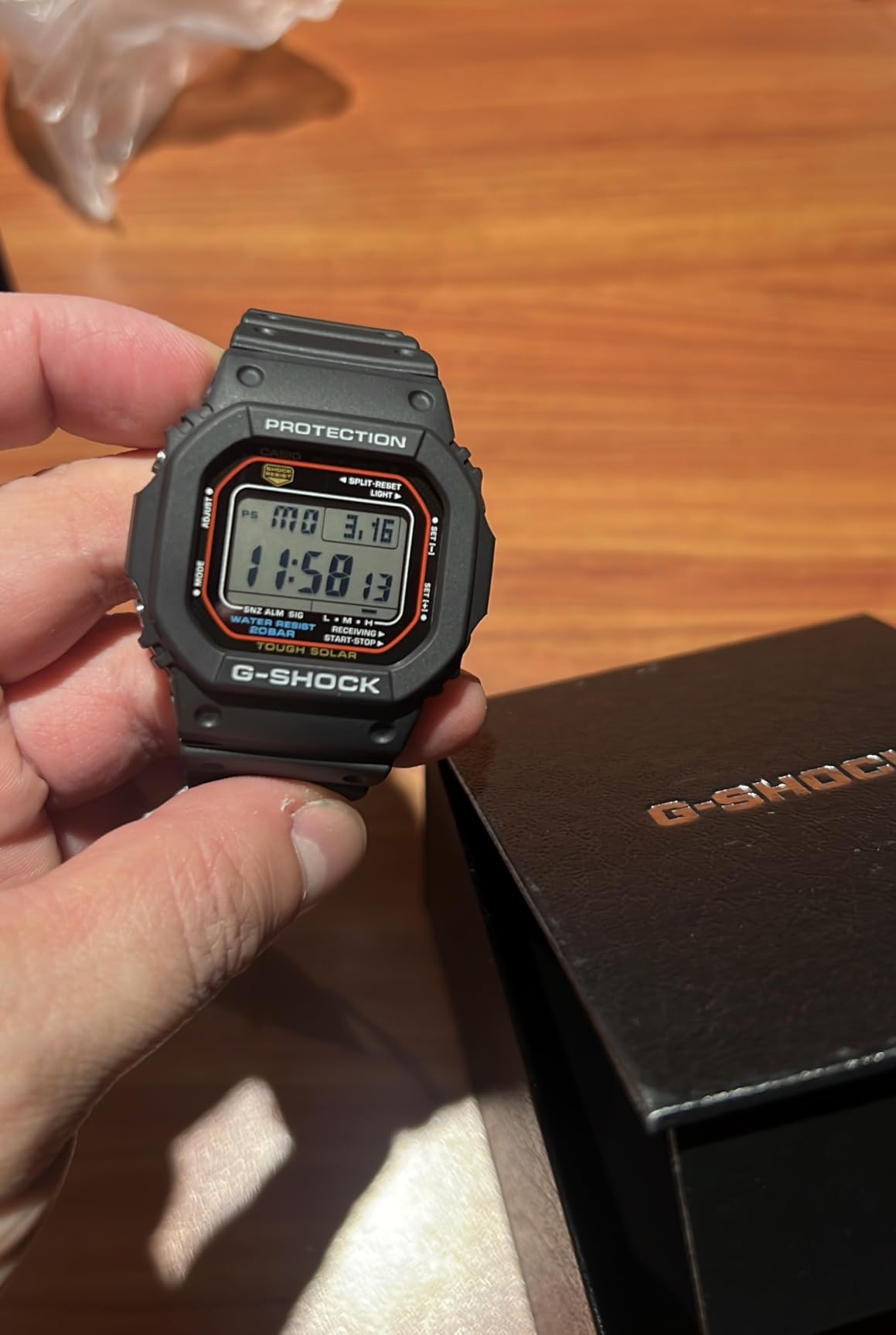 CASIO G-Shock GW-M5610U-1JF [20 ATM Water Resistant Solar Radio Wave GW-M5610 Series] Shipped from Japan customer photo 2
