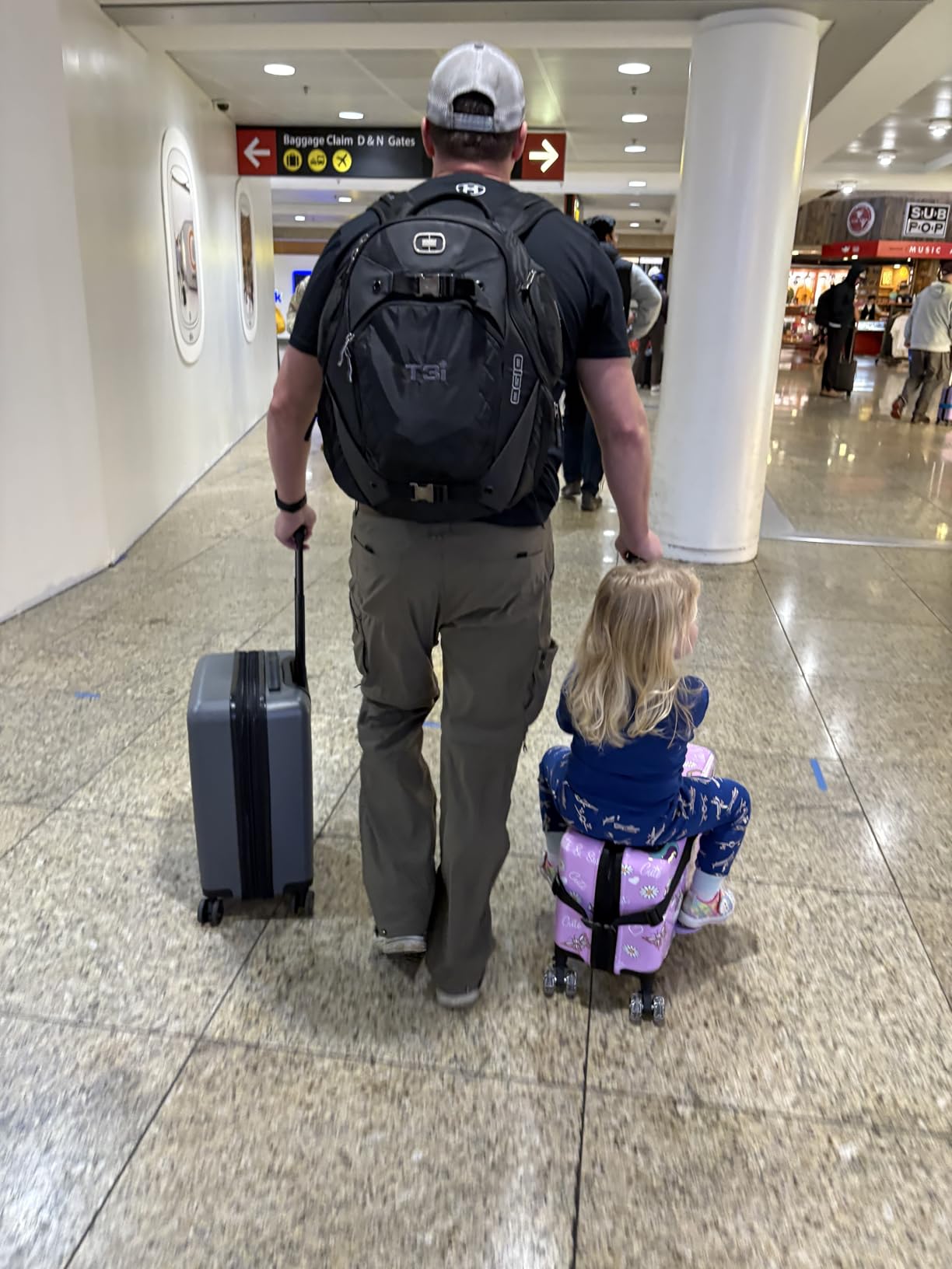 LIL FLYER GO Version 2 Ride On Suitcase for Kids | Carry On Luggage with Toddler Seat, Foldable Handlebars, Pedals, and Removable Wheels | Holds up to 80 lbs | Green Motorcycle | Ages 2-6 customer photo 2