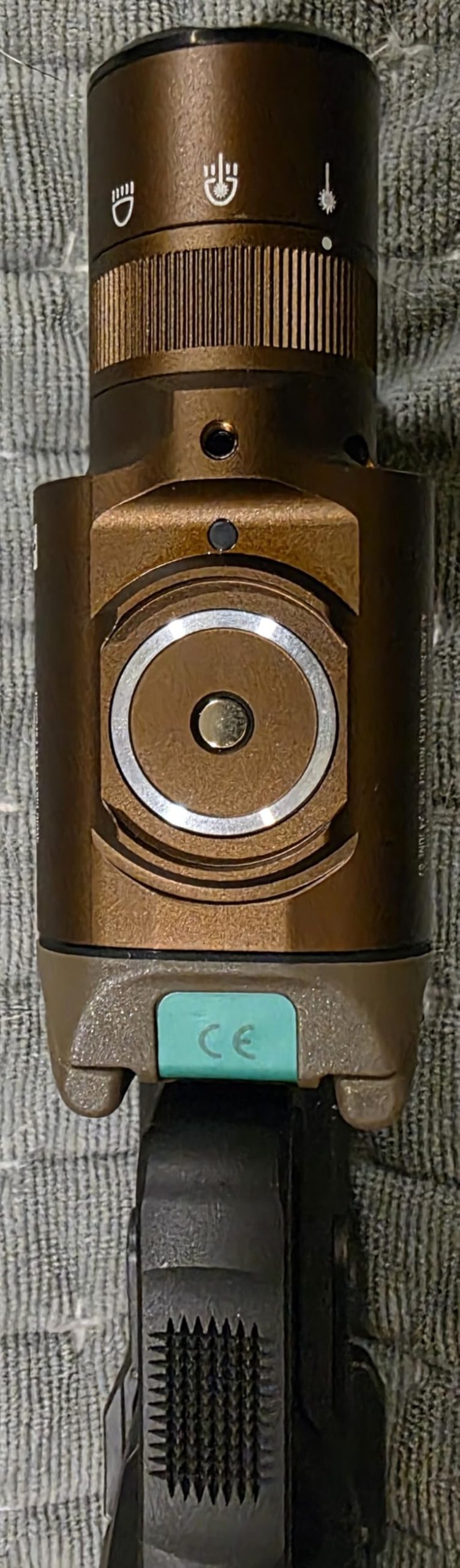 OLIGHT Baldr Pro R 1350 Lumens Rail Mounted Tactical Light with Green Beam | 10,000 Candela, Full-Size Weaponlight, Strobe Mode, Magnetic USB Charging, Compatible with 1913 and GL Rails customer photo 1
