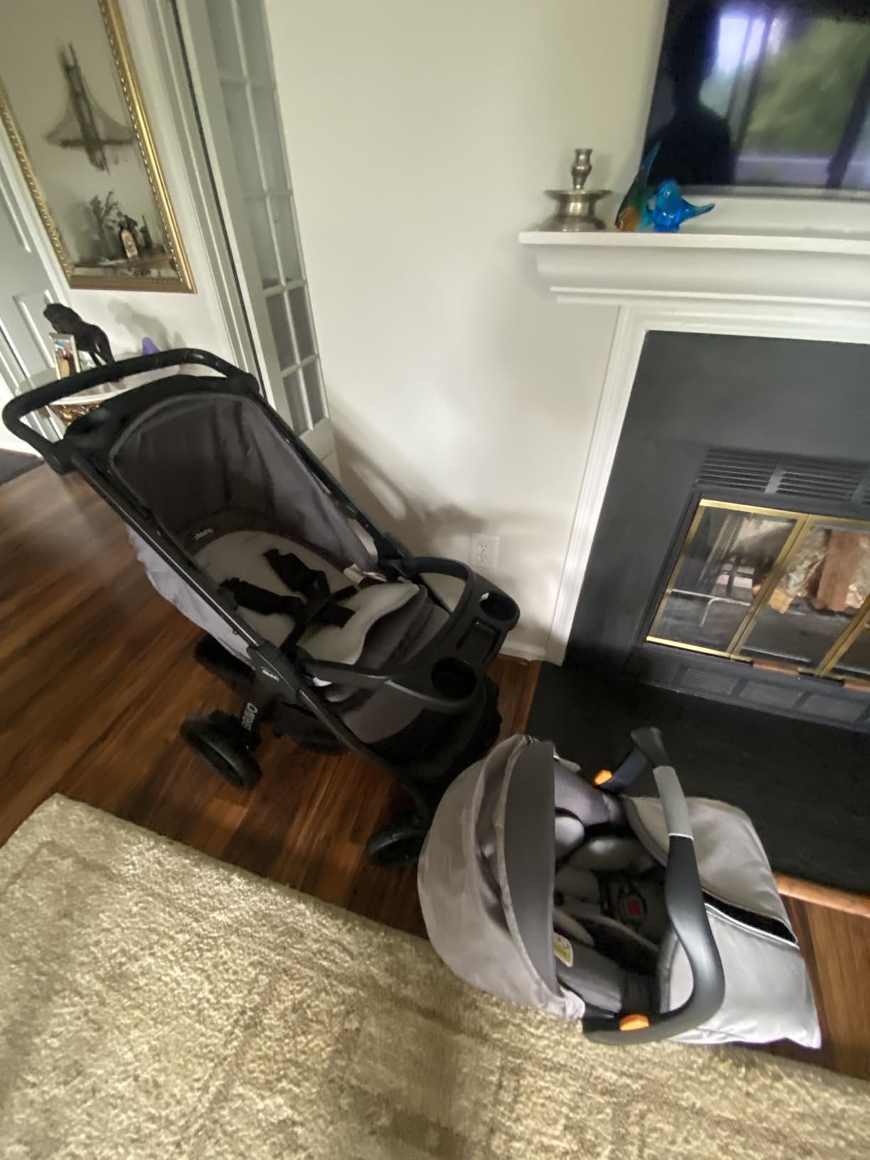 Chicco Bravo LE Stroller with Car Seat Compatibility, One-Hand Compact Fold | Pewter/Grey customer photo 1