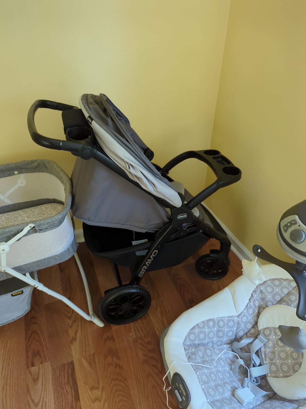 Chicco Bravo LE Stroller with Car Seat Compatibility, One-Hand Compact Fold | Pewter/Grey customer photo 2