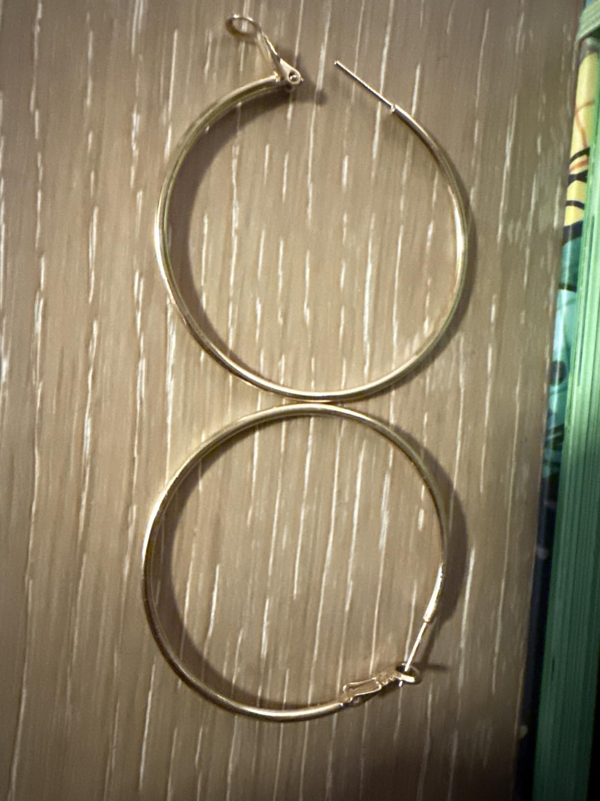 Gacimy Gold Hoop Earrings for Women 14K Gold Plated, 925 Sterling Silver Post Hypoallergenic Earrings Hoops for Women customer photo 2