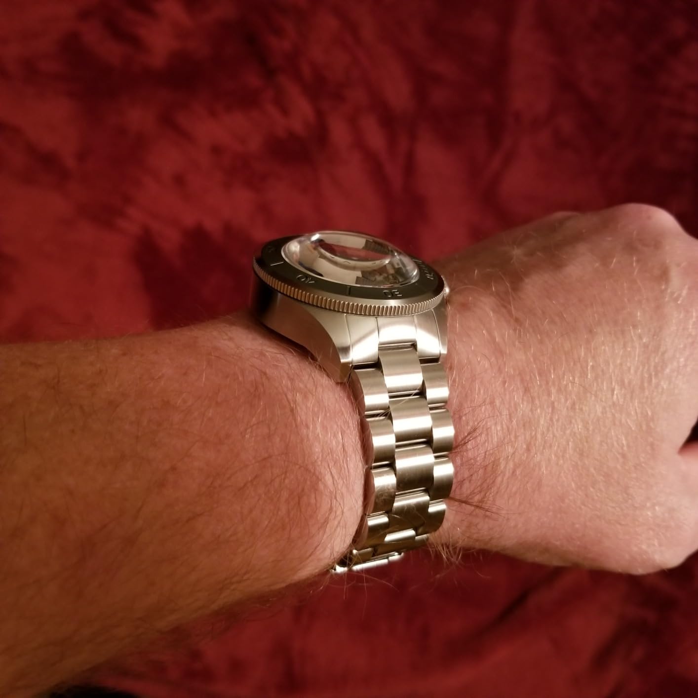 Spinnaker Piccard Men's Automatic Dive Watch - Seiko NH35 Movement, Stainless Steel Case, Sapphire Crystal, 550m Water Resistant, Stainless Steel Bracelet, SP-5098 customer photo 2