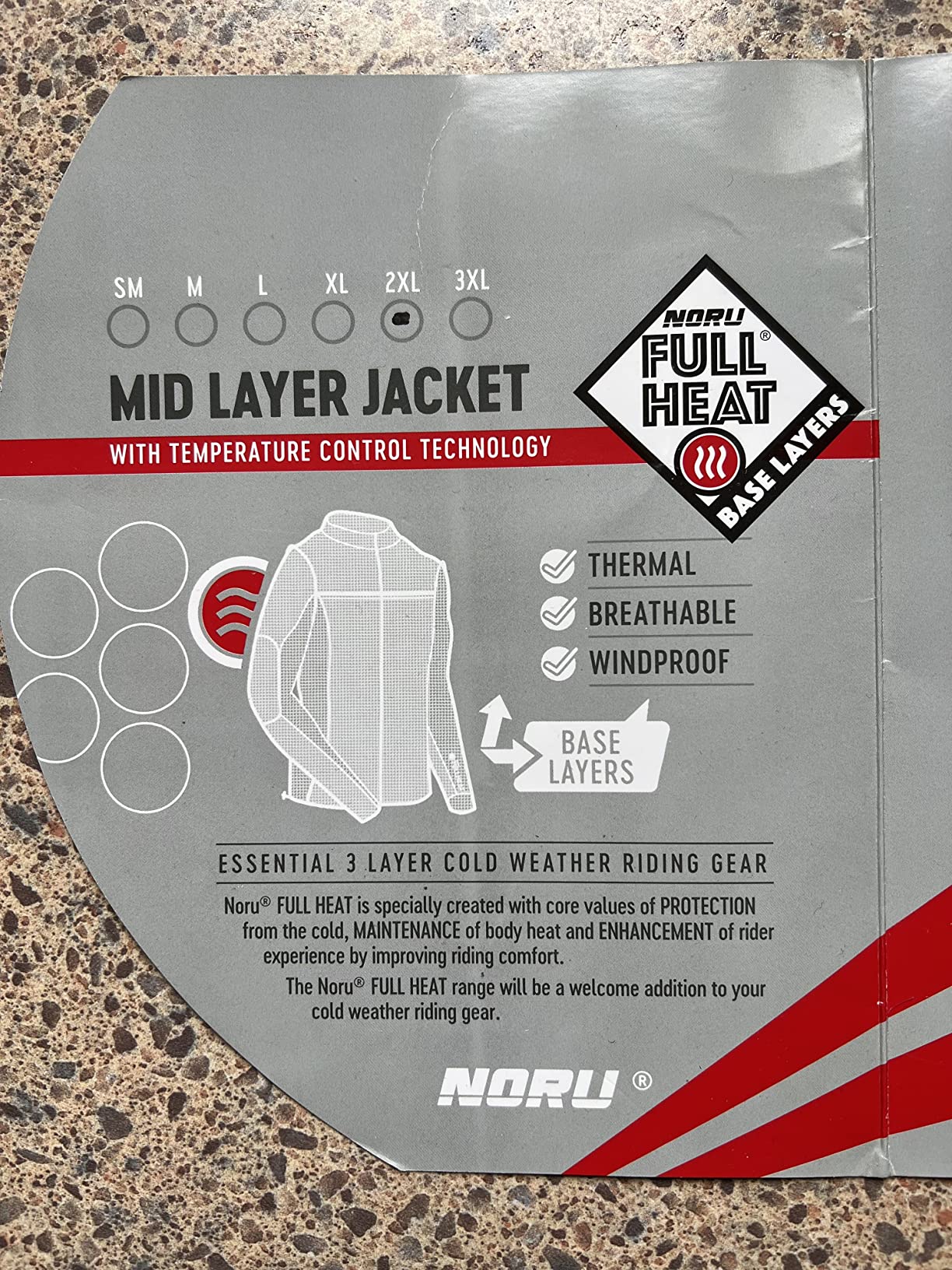 Full Heat Mid-Layer Motorcycle Base Layer Jacket customer photo 1