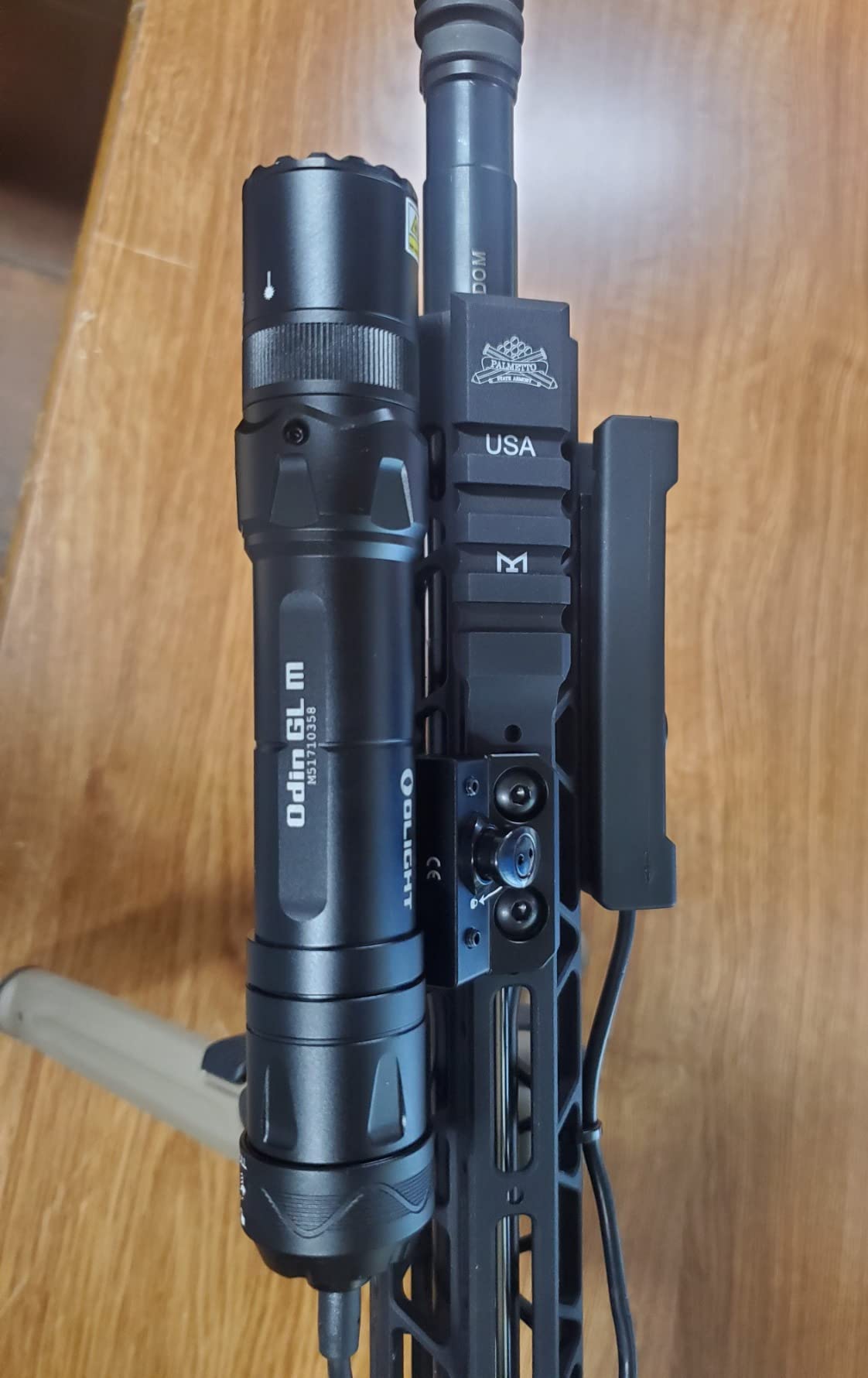 OLIGHT Odin GL M 1500 Lumens Mlok Tactical Flashlight with Green Beam | 11,556 Candela, Dual-Button Remote Switch, Magnetic Rechargeable Weaponlight for Hunting and Outdoor Use customer photo 2