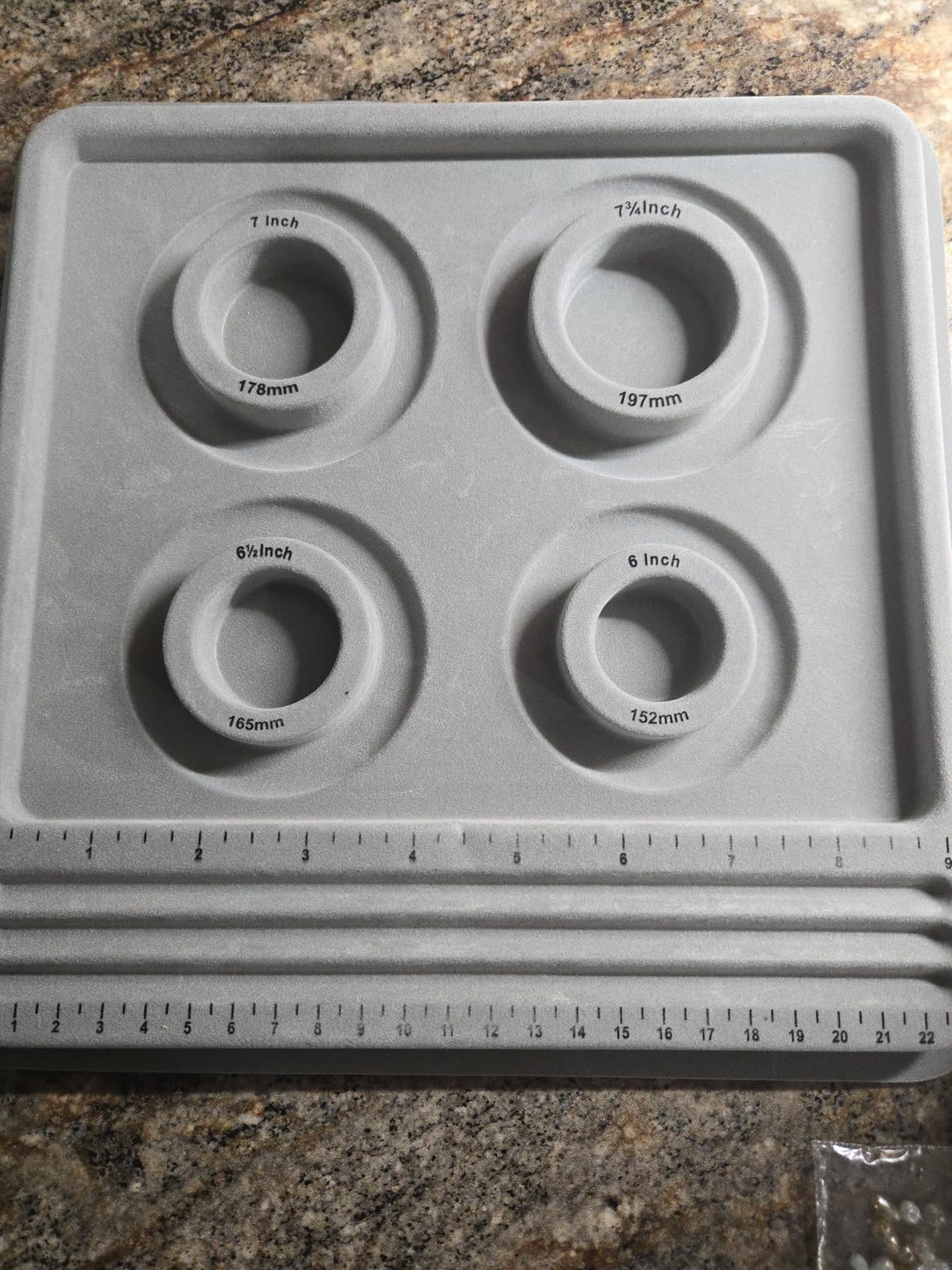 hobbyworker The Bead Boards Bracelet Sizer Measurement Tool 4 Round Grooves for Jewerly Bracelets Necklaces Making Supplies customer photo 1