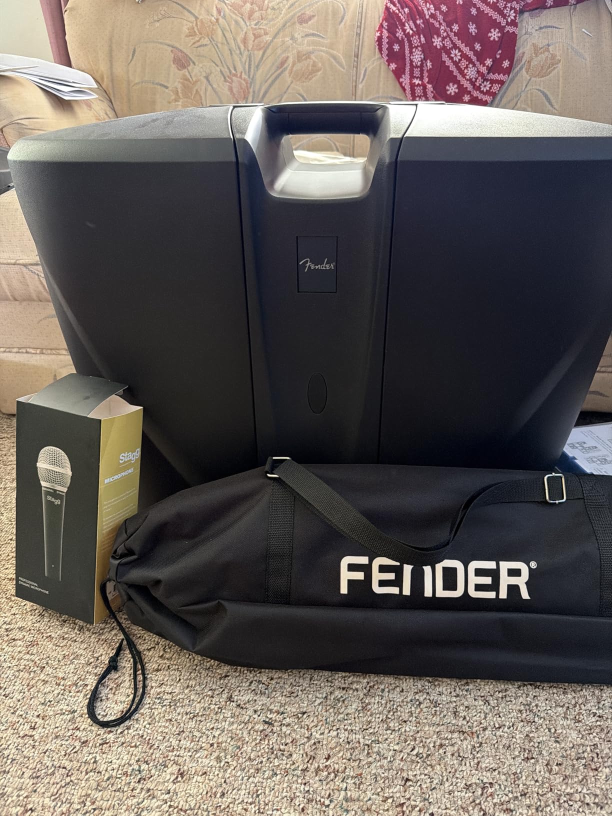 Fender Passport Conference S2 Portable PA System Bundle with Compact Speaker Stands, XLR Cable, and Instrument Cable customer photo 1