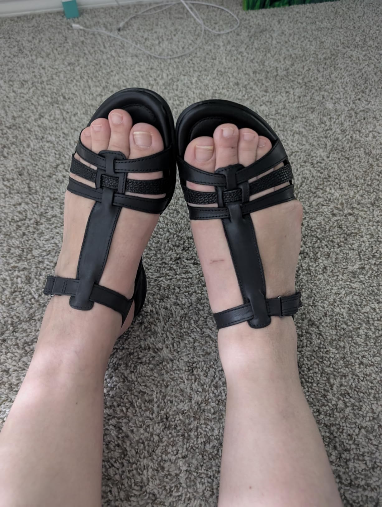 ECCO Women's Flash T-Strap Flat Sandal customer photo 2
