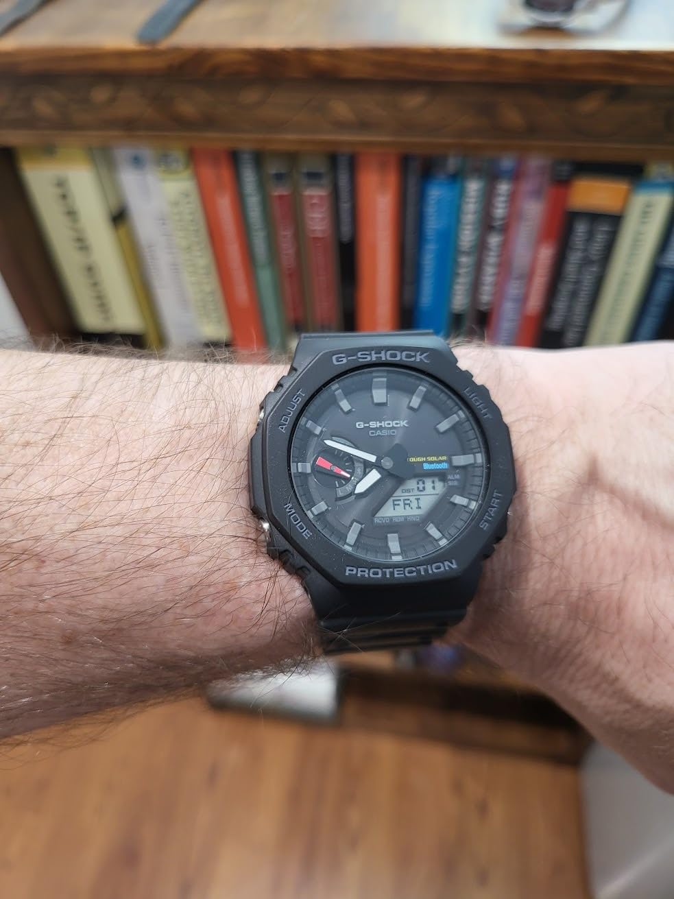 G-Shock Casio Analog-Digital Tough Solar Connected Black Watch | GAB2100-1A customer photo 2