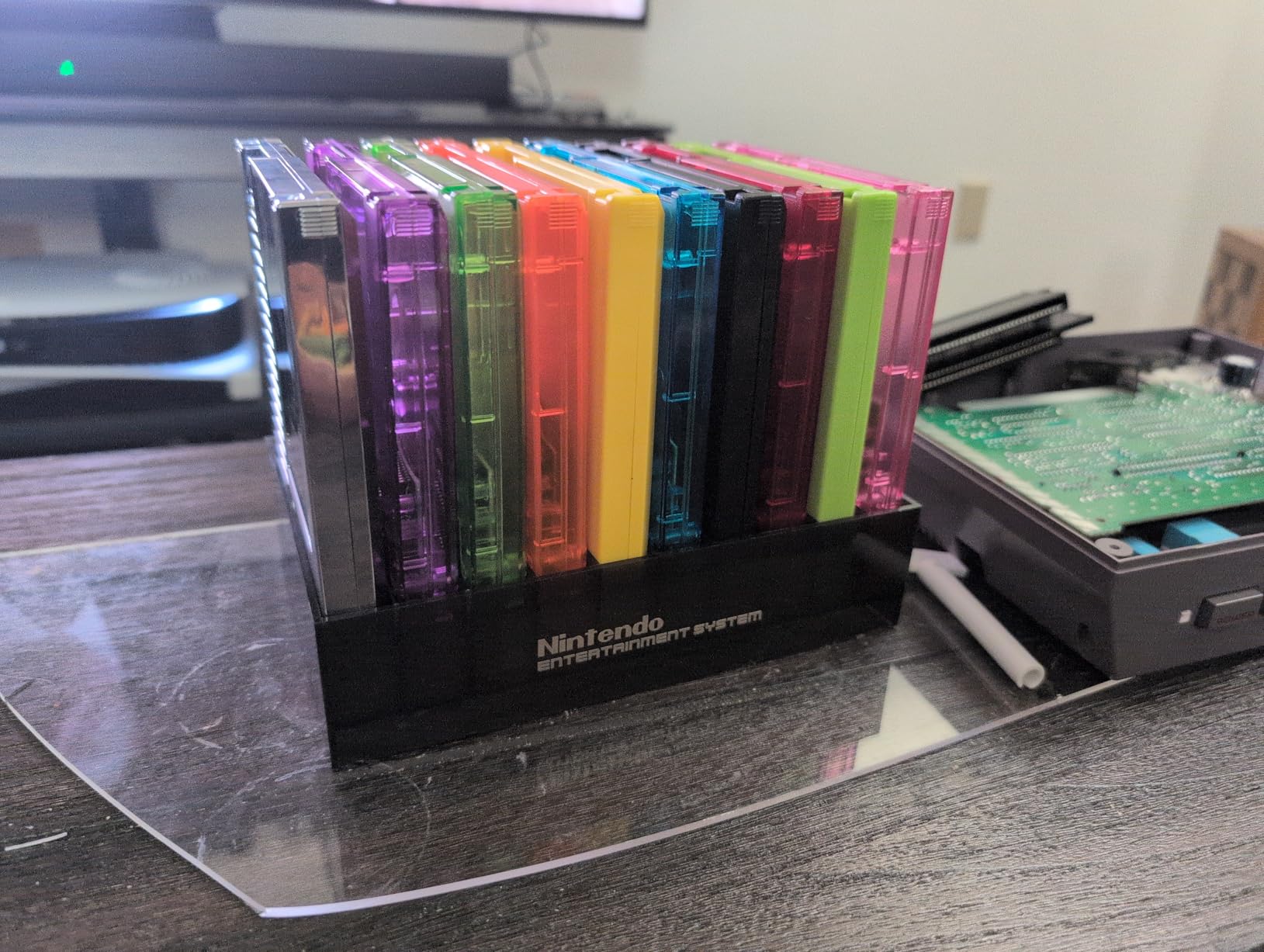 Hyperkin 10-Cartridge Storage Stand Compatible with SNES [2 Pack] | Game Organizer for Super Nintendo Entertainment System, Cartridge Holder customer photo 1