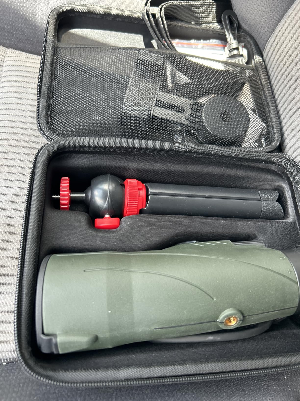 12x56 High Power Monocular Telescope for Adults | Comes with Smartphone Adapter Tripod Travel Bag | Bird Watching Hunting Hiking Camping Gift customer photo 1